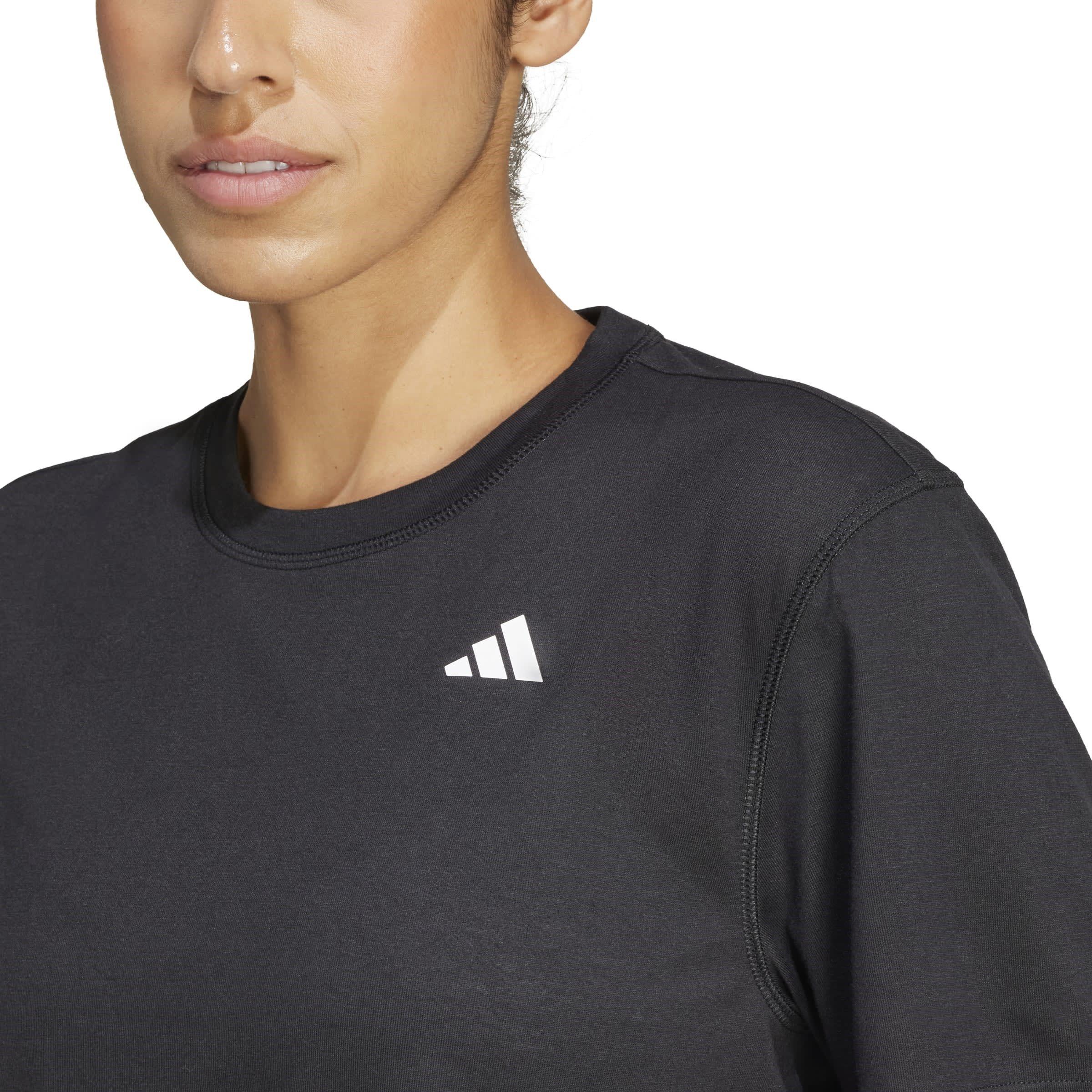 Black - adidas - adidas Train Essentials Boxy Womens Performance T-Shirt - 5