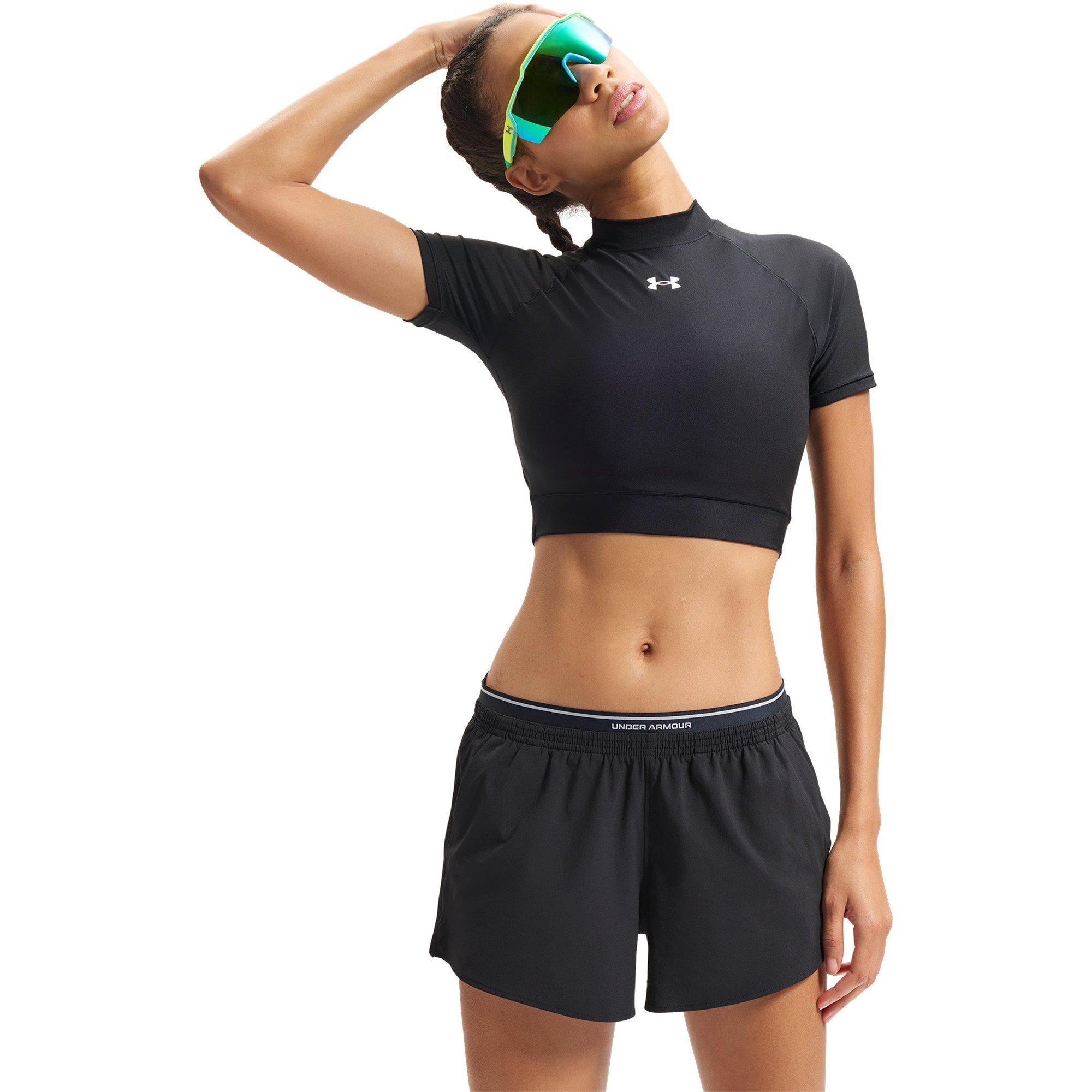 Under Armour Women's HeatGear Mock Short Sleeve T-Shirt