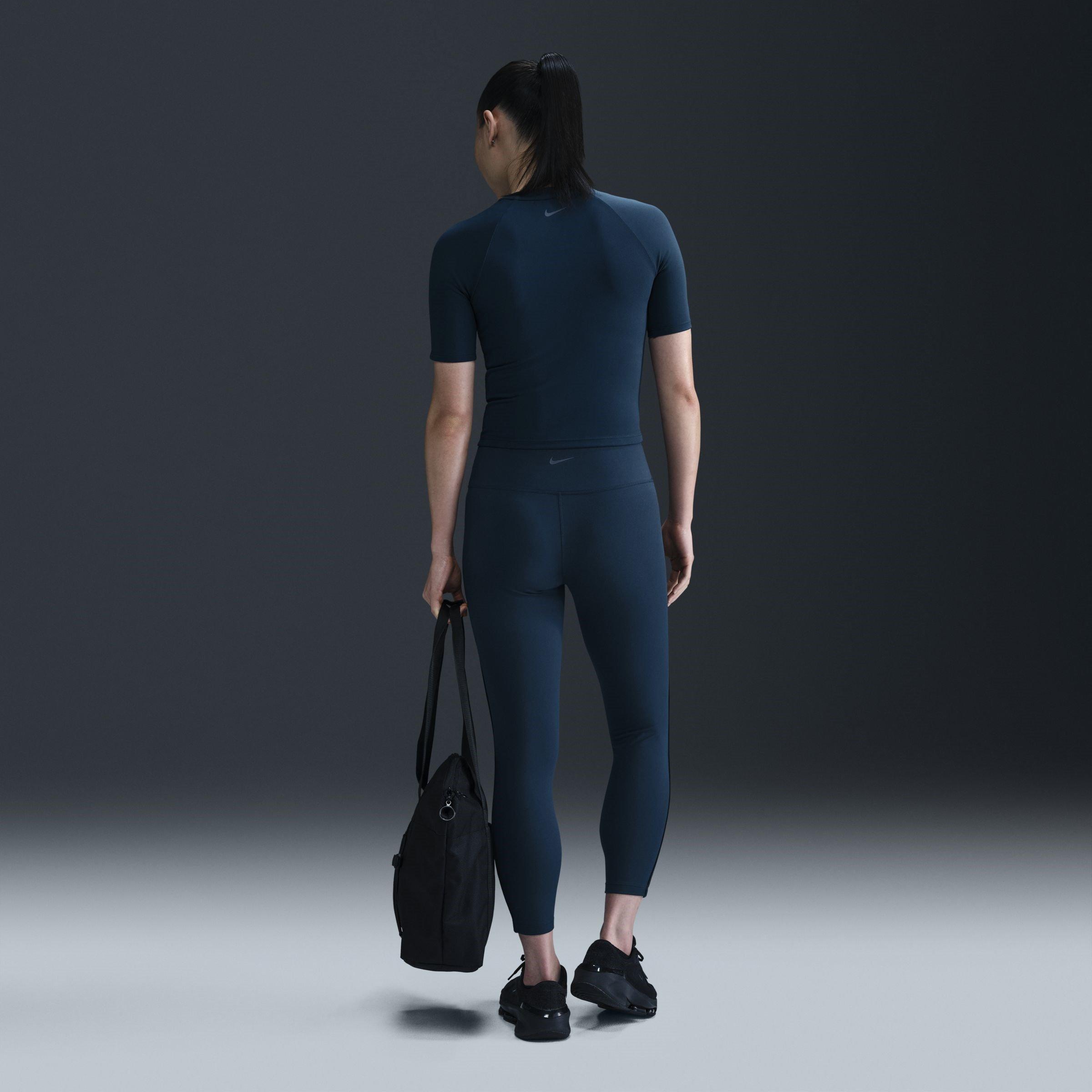 Armory Nvy/Blk - Nike - One Fitted Womens Dri FIT Cropped Top - 5