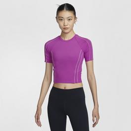 Nike One Fitted Womens Dri FIT Cropped Top