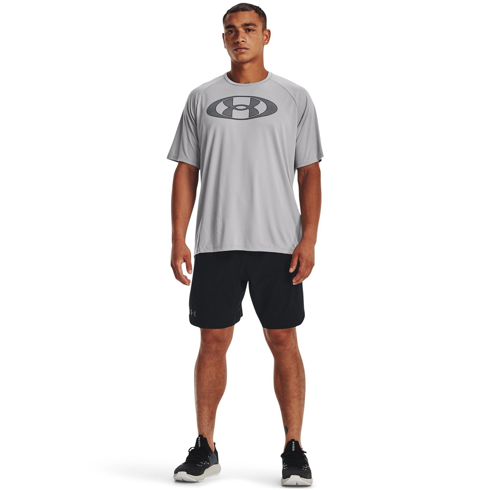 M.Gray/Black - Under Armour - Velocity 2.0 Mens Graphic T-Shirt - 5