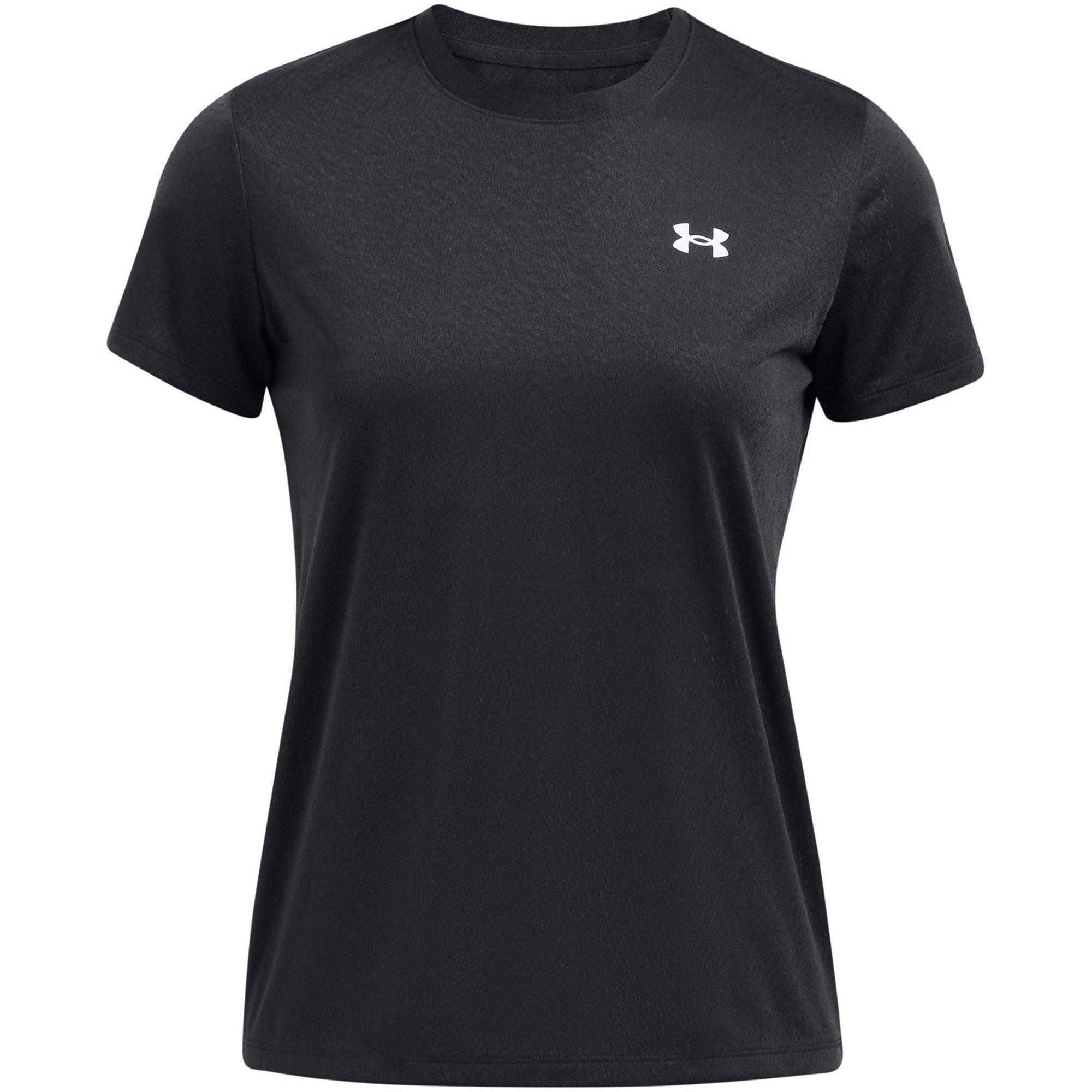 Noir - Under Armour - Tech Riddle Short-Sleeve Performance Gym Top - 1