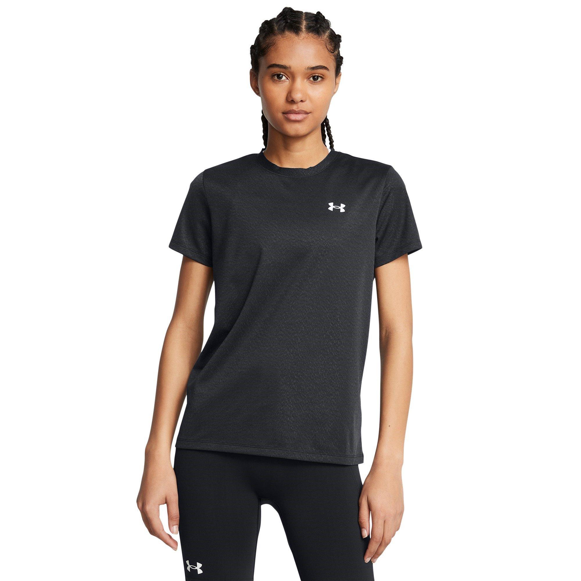 Noir - Under Armour - Tech Riddle Short-Sleeve Performance Gym Top - 2