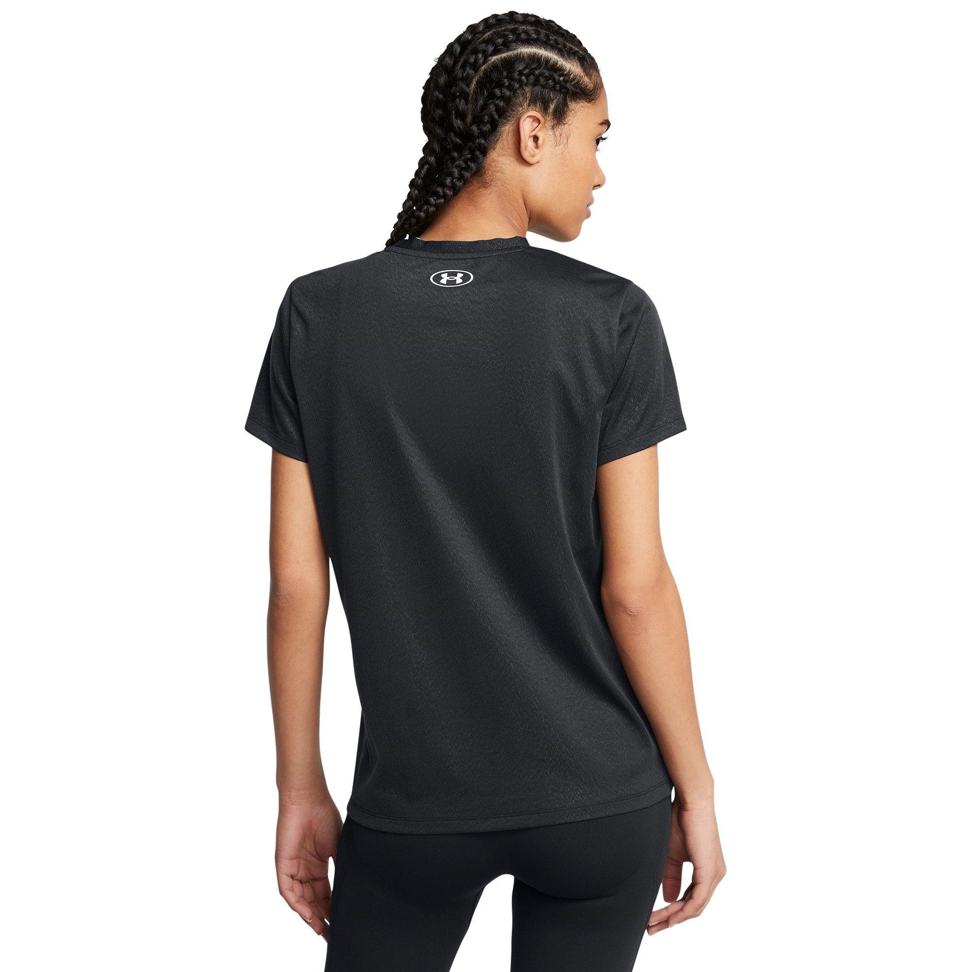 Noir - Under Armour - Tech Riddle Short-Sleeve Performance Gym Top - 3