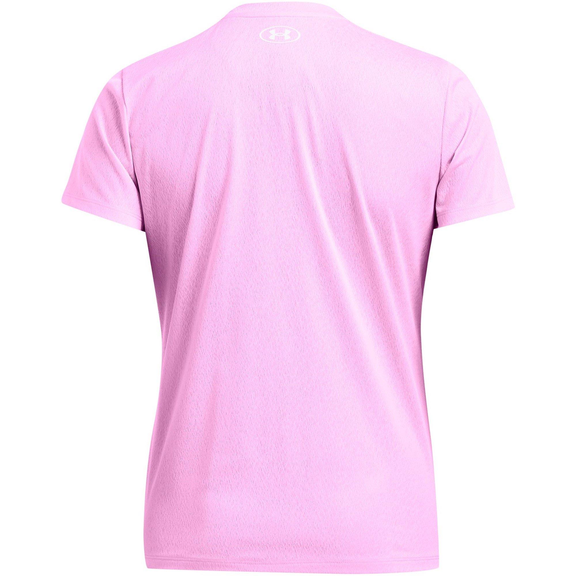 Rose - Under Armour - Women's Tech Riddle Short-Sleeve Performance Gym Top - 5