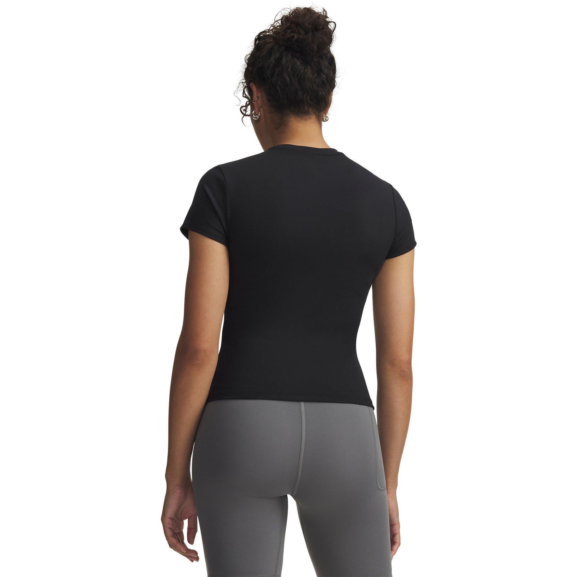 Preto - Under Armour - Womens Motion Short Sleeve Performance Gym Top - 2