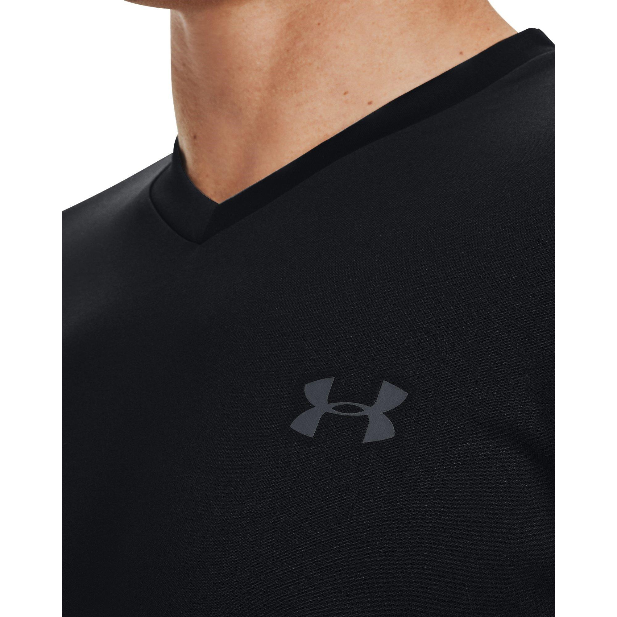 Blk / Pitch Gry - Under Armour - Velocity Mens Performance T Shirt - 5