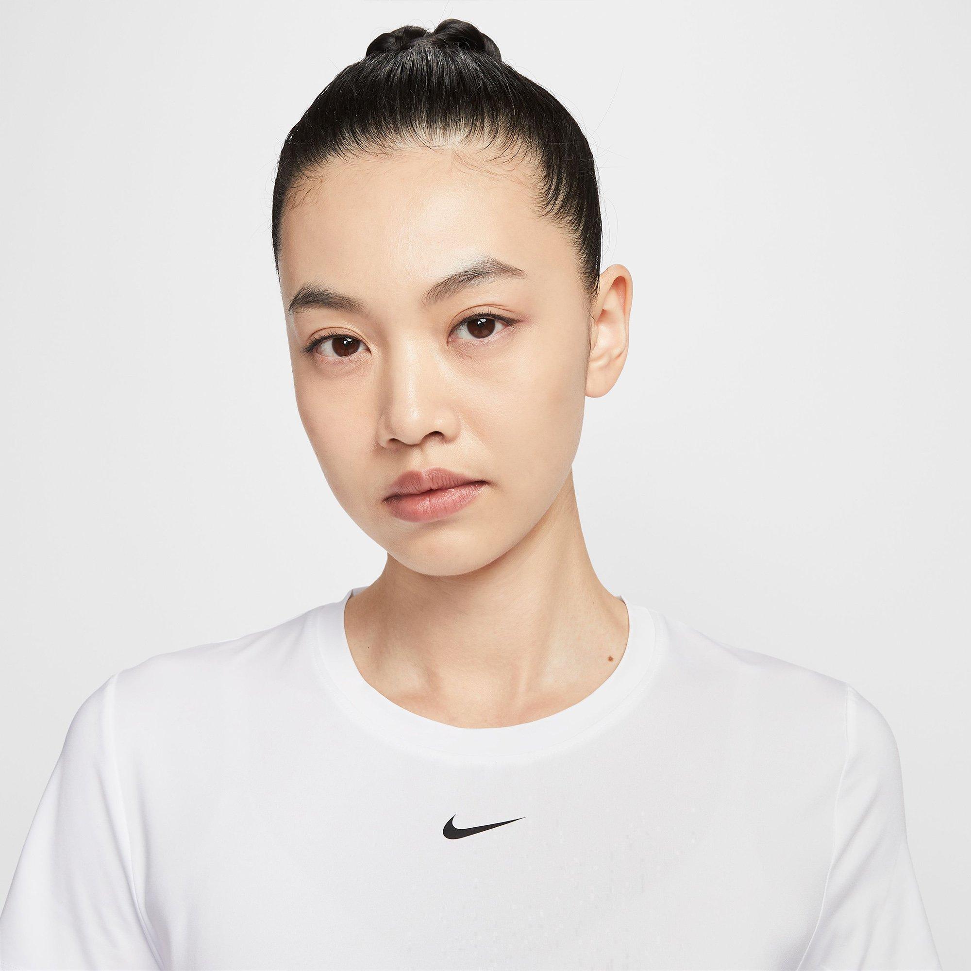 White/Black - Nike - Dri FIT Classic Womens Performance T-Shirt - 3