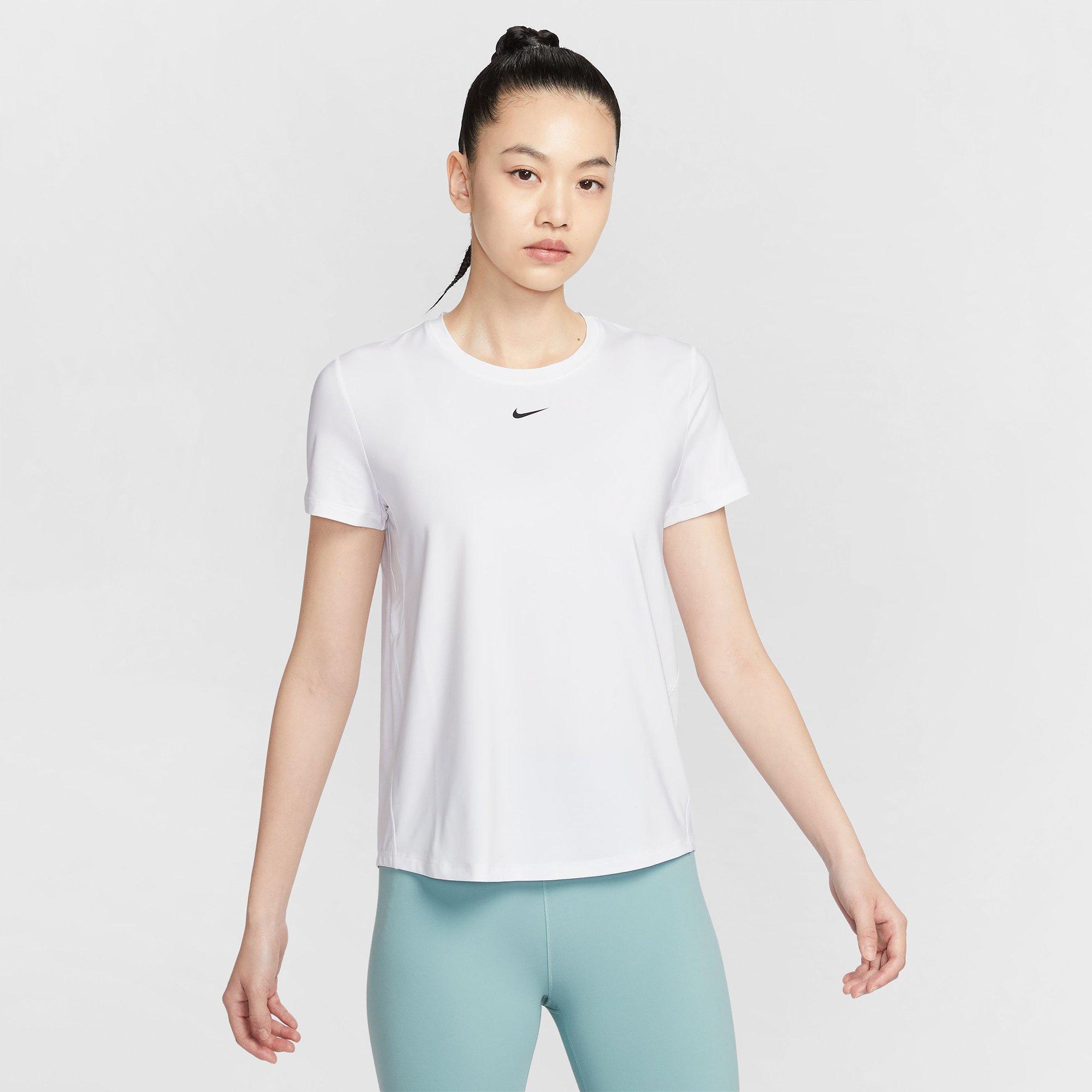 White/Black - Nike - Dri FIT Classic Womens Performance T-Shirt - 5