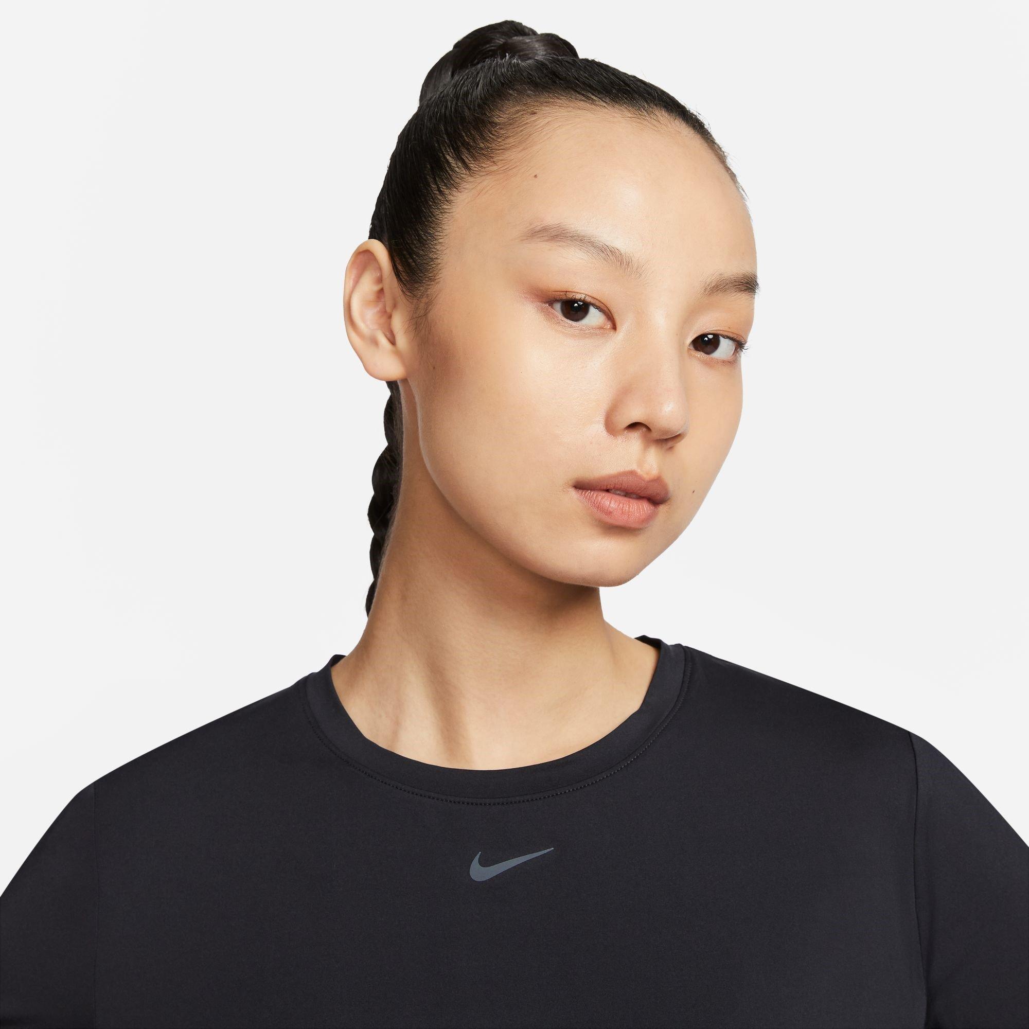 Black/Black - Nike - Dri FIT Classic Womens Performance T-Shirt - 3