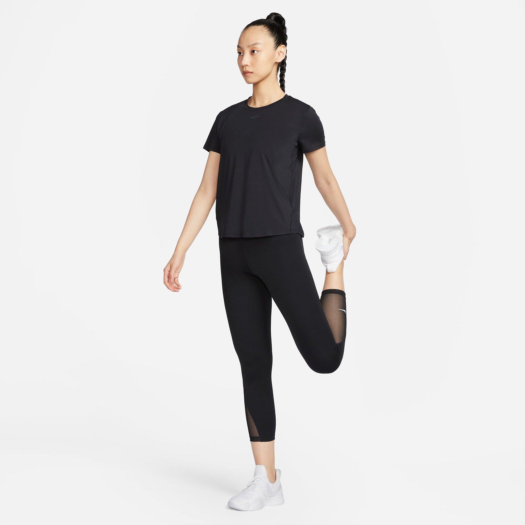 Black/Black - Nike - Dri FIT Classic Womens Performance T-Shirt - 6