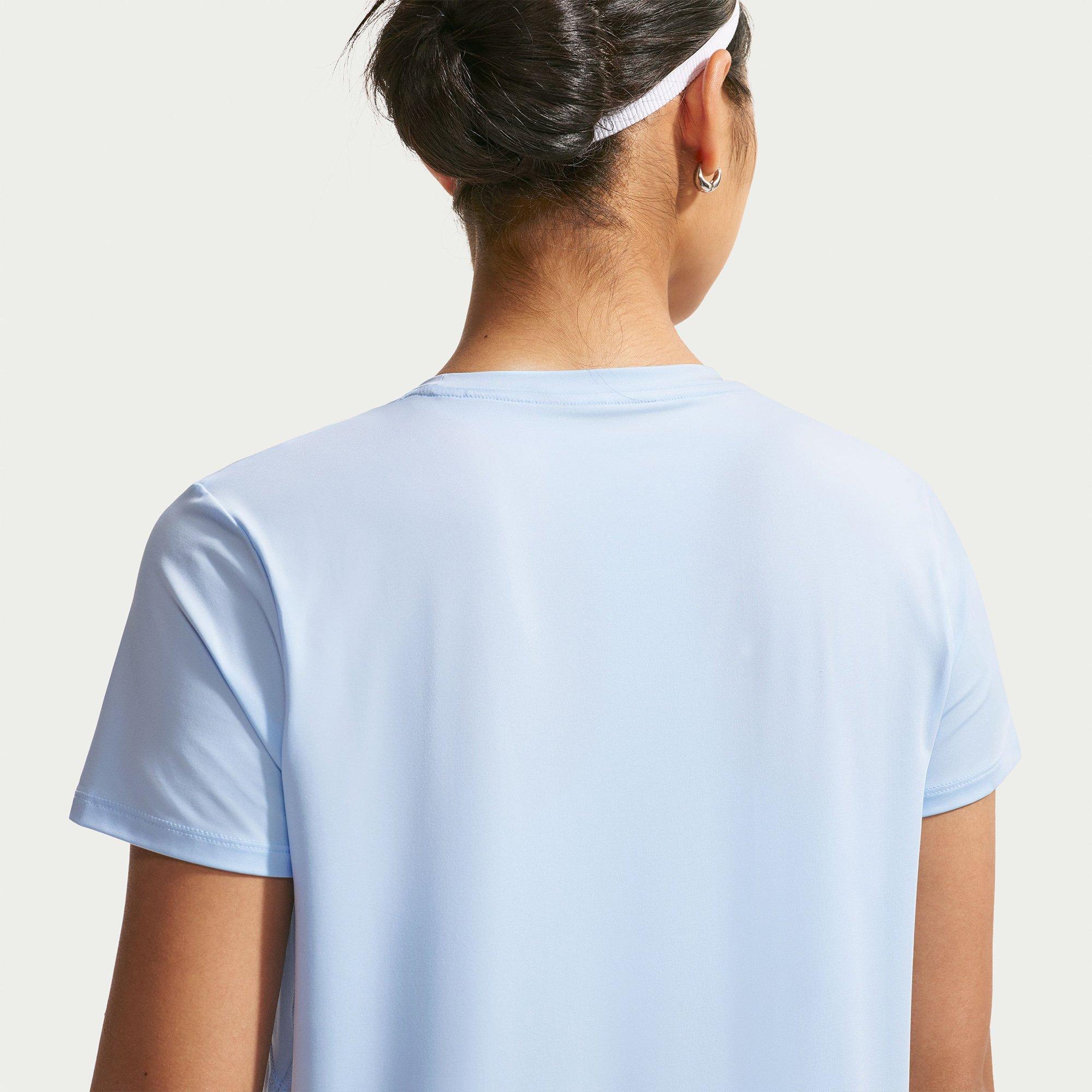 Hydro Blu/White - Nike - Dri FIT Classic Womens Performance T-Shirt - 4