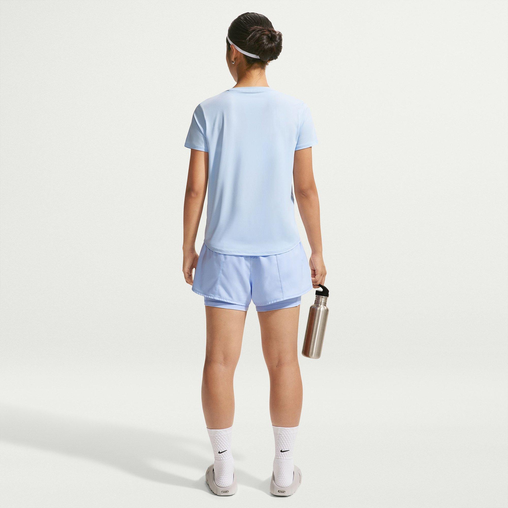 Hydro Blu/White - Nike - Dri FIT Classic Womens Performance T-Shirt - 6