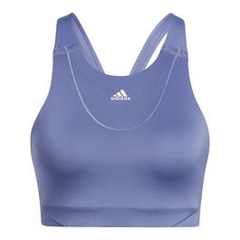 adidas Medium Support High Neck Yoga Bra Womens Low Impact Sports