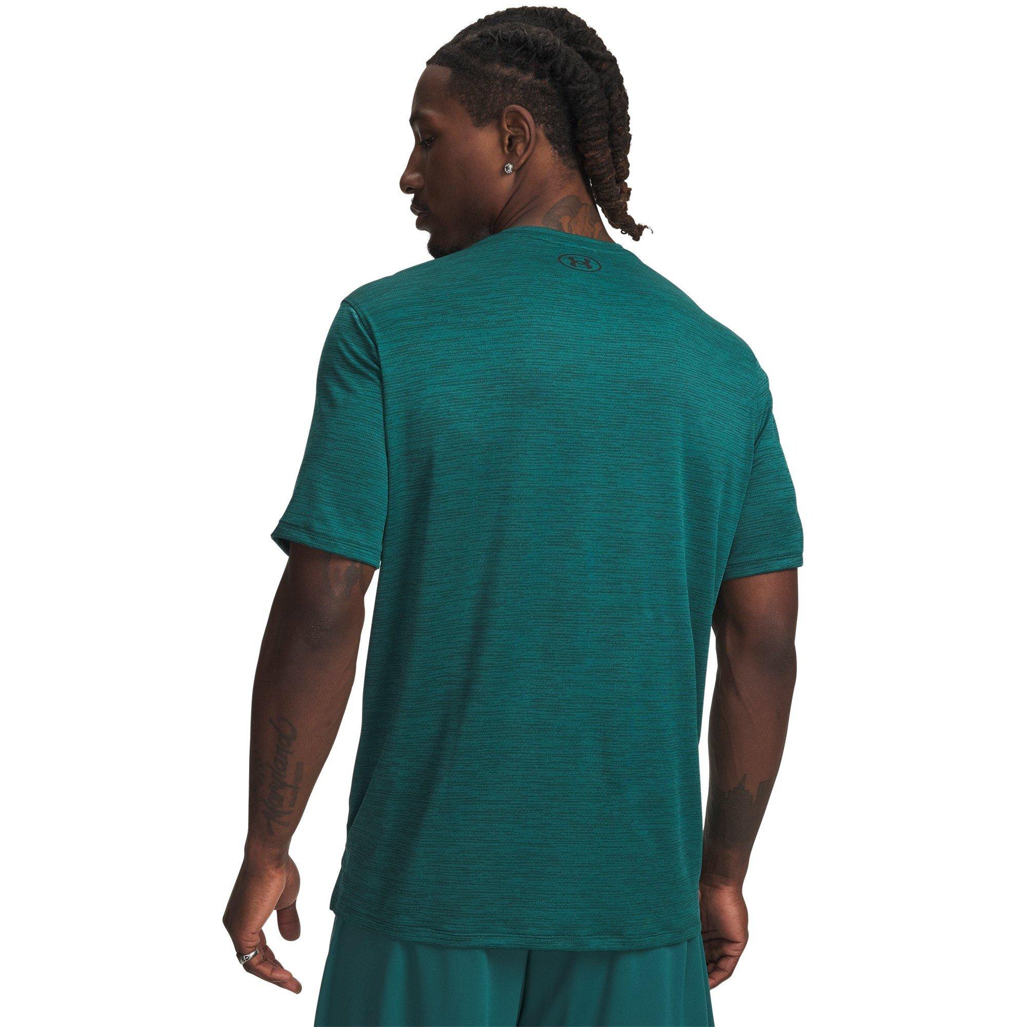 Rack Green/Blk - Under Armour - Tech Vent Short Sleeve T-Shirt Mens - 2