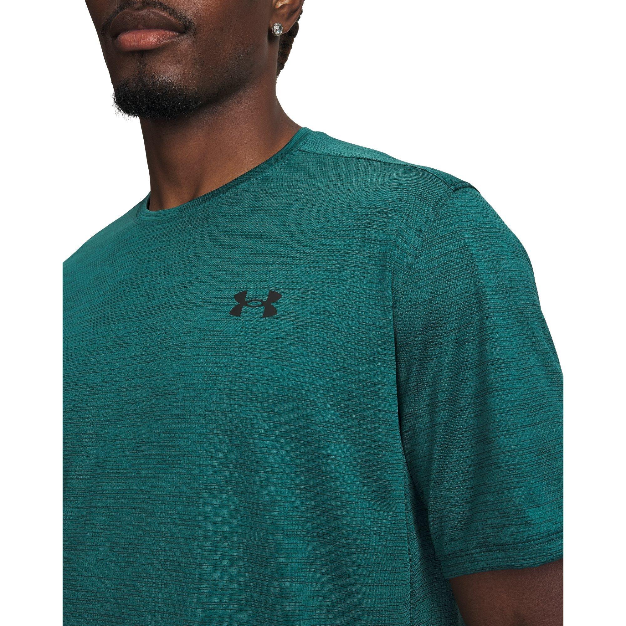 Rack Green/Blk - Under Armour - Tech Vent Short Sleeve T-Shirt Mens - 3