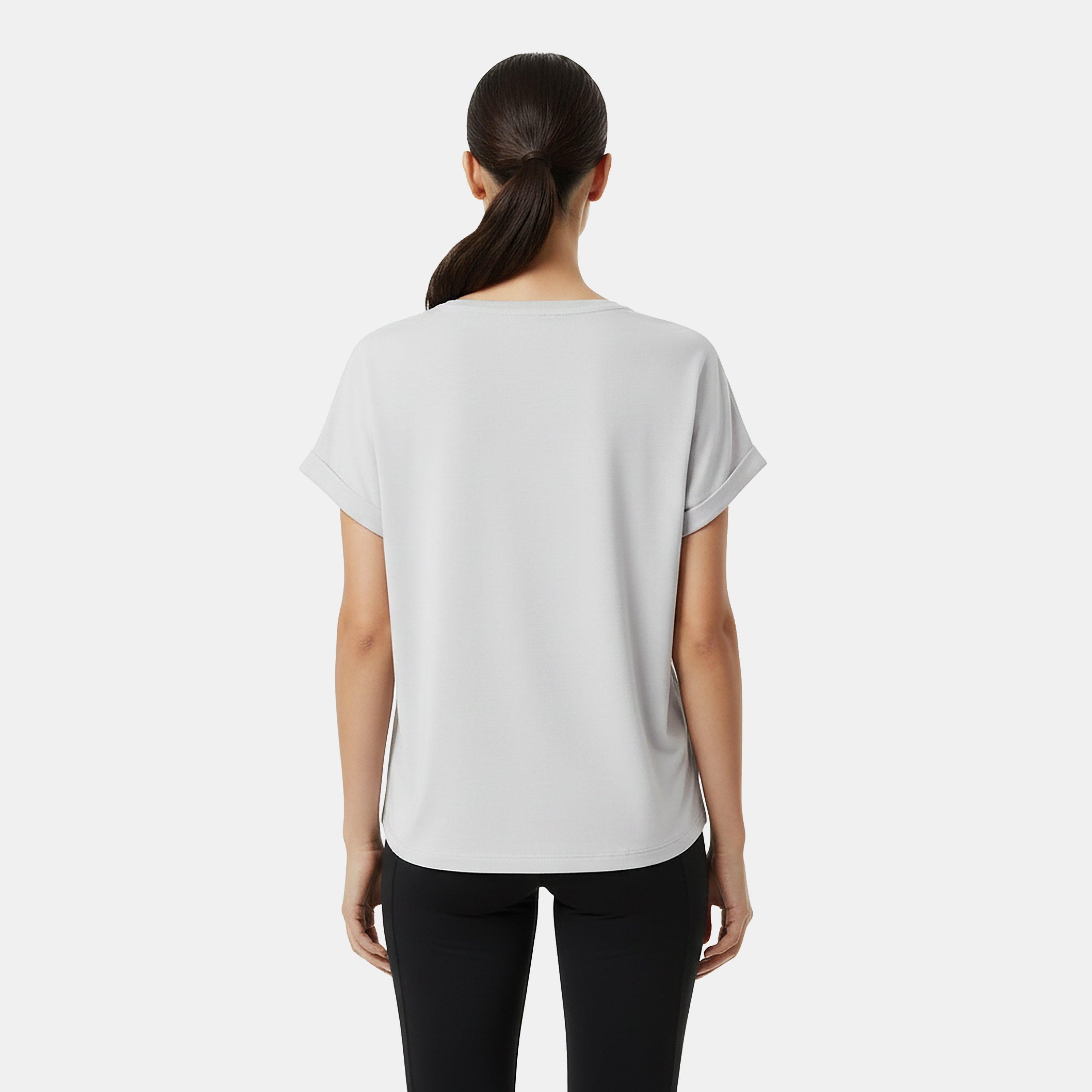 Grey Marl - USA Pro - Short Sleeve Sports T-Shirt Womens - 4