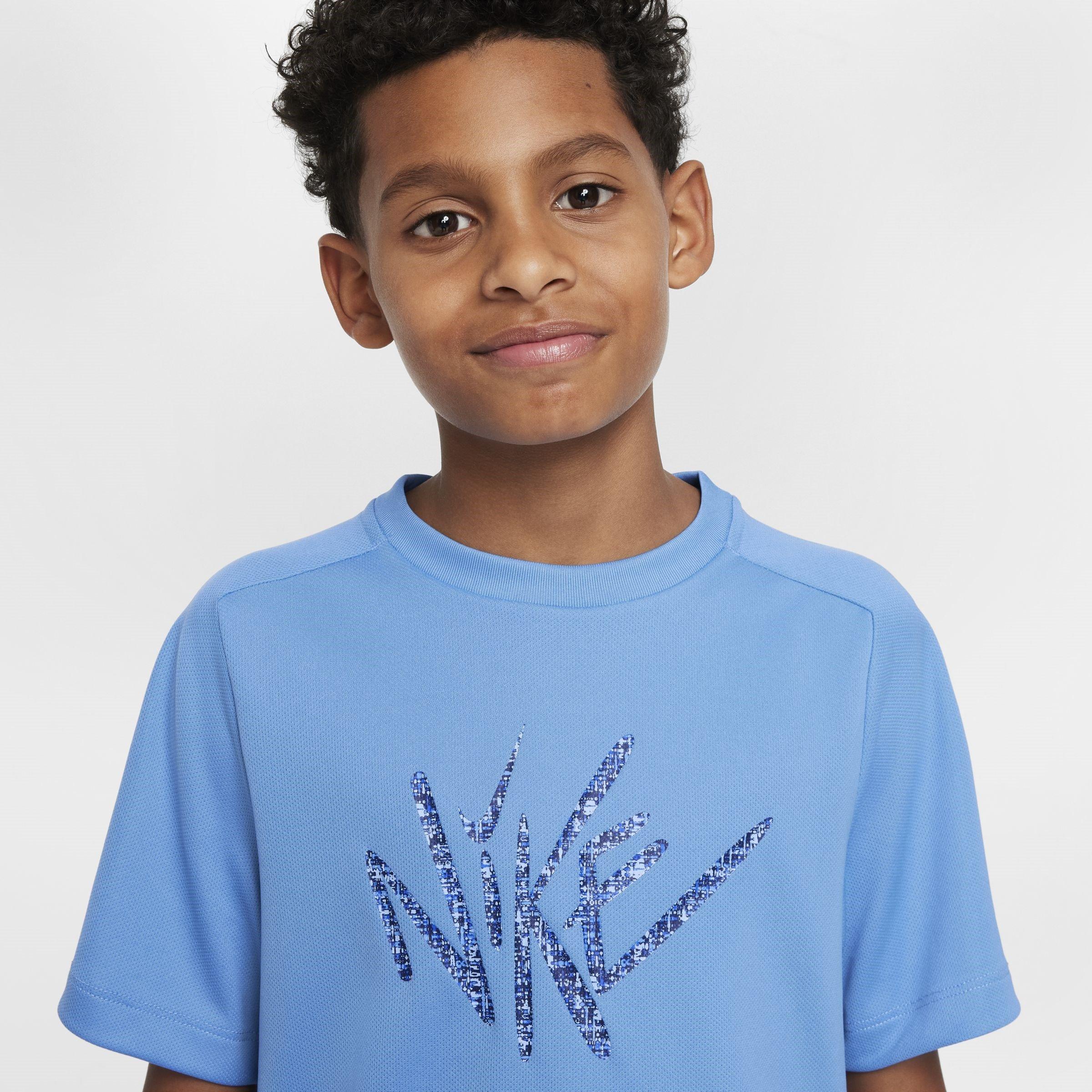 Blue Beyond - Nike - Dri-FIT Graphic Logo Short Sleeve Tee Juniors - 3