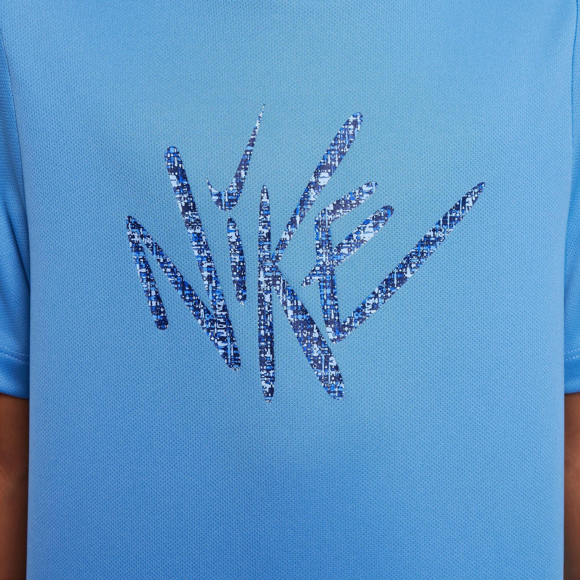 Blue Beyond - Nike - Dri-FIT Graphic Logo Short Sleeve Tee Juniors - 4