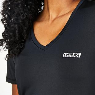 Black - Everlast - V Neck Mesh T-Shirt - 3