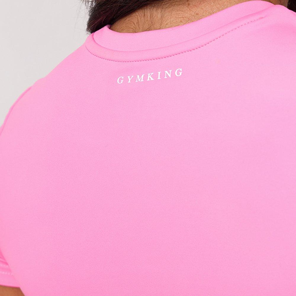 Anjerroze - Gym King - Gym King 365 Cap Sleeve Tee - Carnation Pink - 5