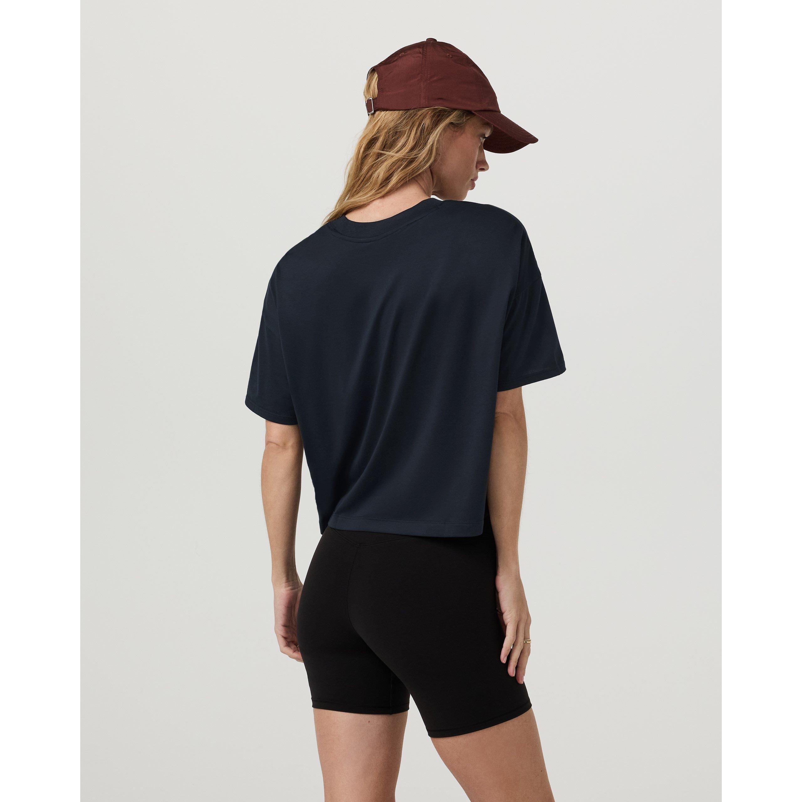 Black Heather - Vuori - Women's Energy Short Sleeve Performance Gym Top - 4