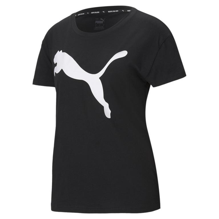 Noir/Blanc - laranja puma - Urban Sports T Shirt Ladies - 1