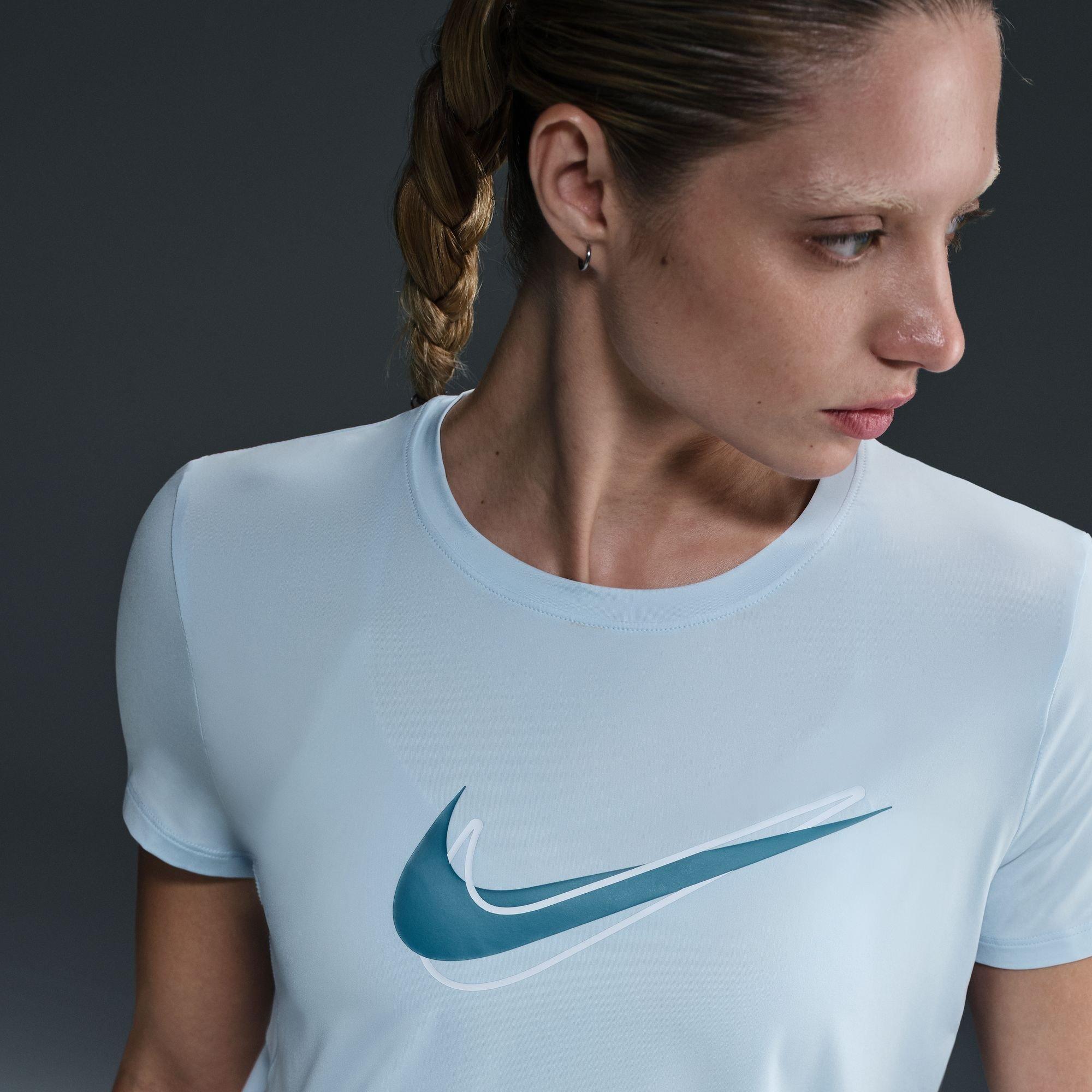 Blå Tint - Nike - Nike W Nk 1 Swsh Hbr Ld99 - 10