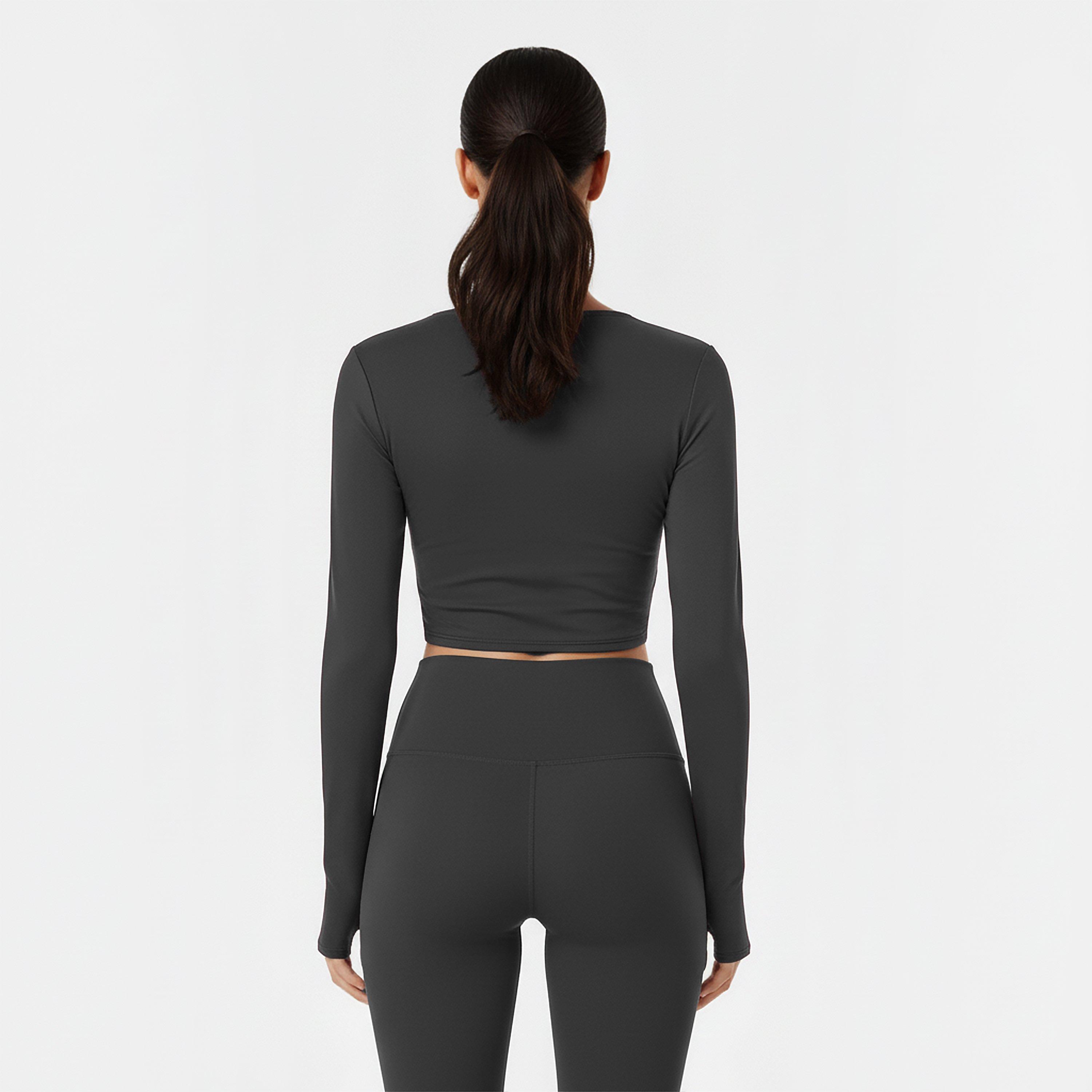 Black - USA Pro - Pro Wrap Front Top Womens - 4