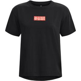 Under Armour Armour Ua Pjt Rock Globe Ss Gym Top Womens