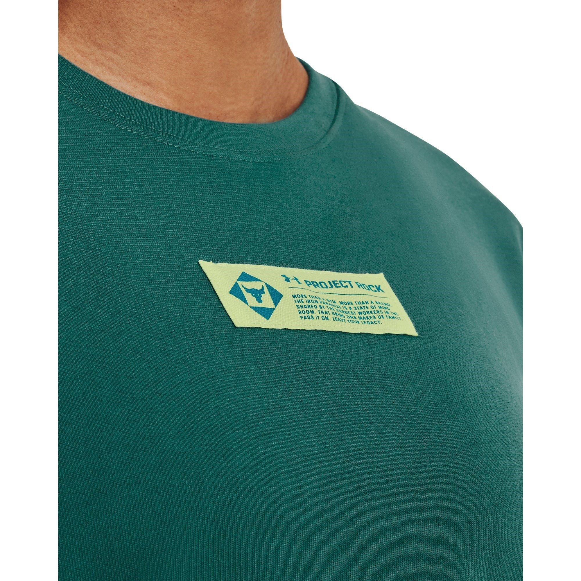 Green - Under Armour - Rock Globe Short-Sleeve Performance Gym Top - 5