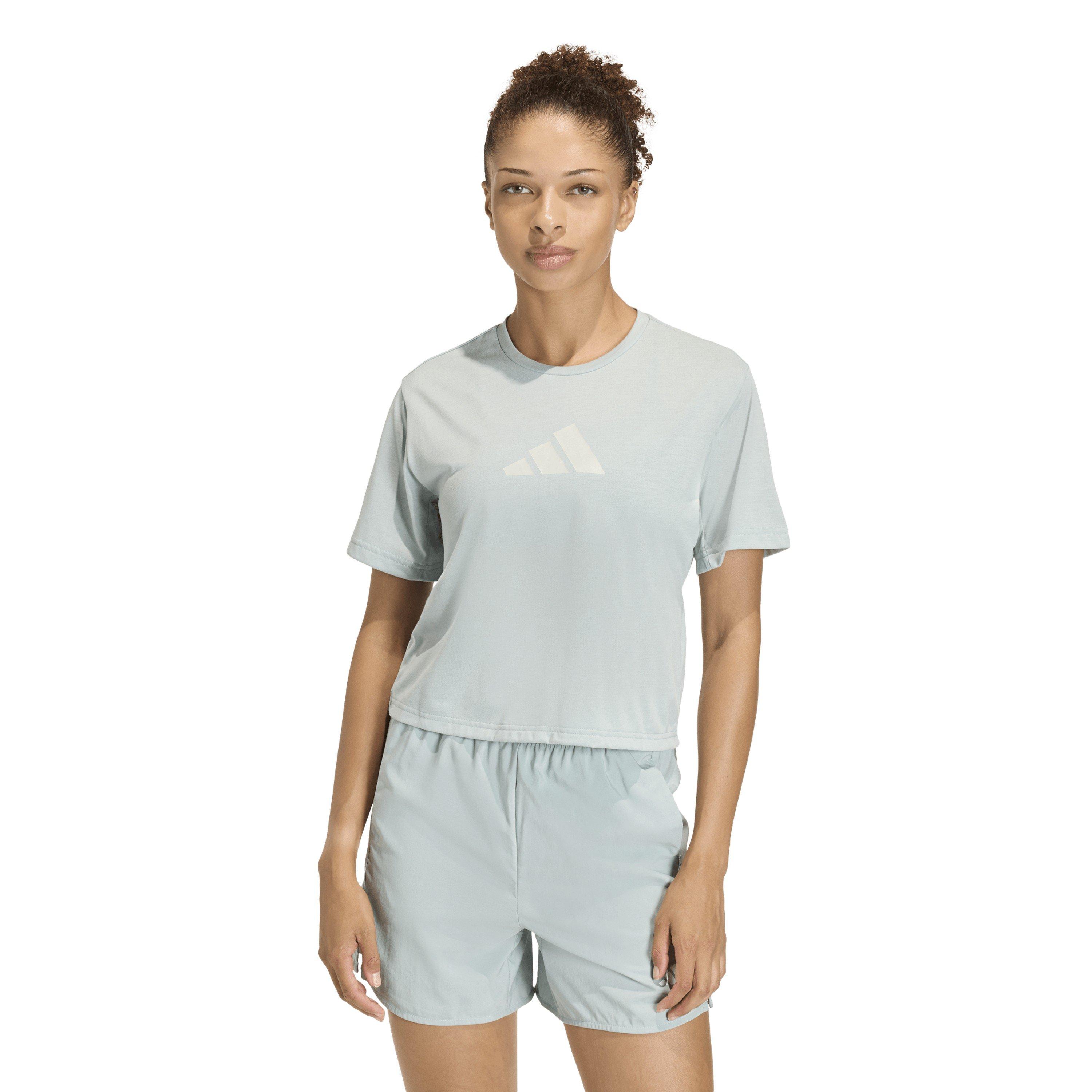 Wonder Sage - adidas - Women's Short Sleeve Performance Gym Top - 2