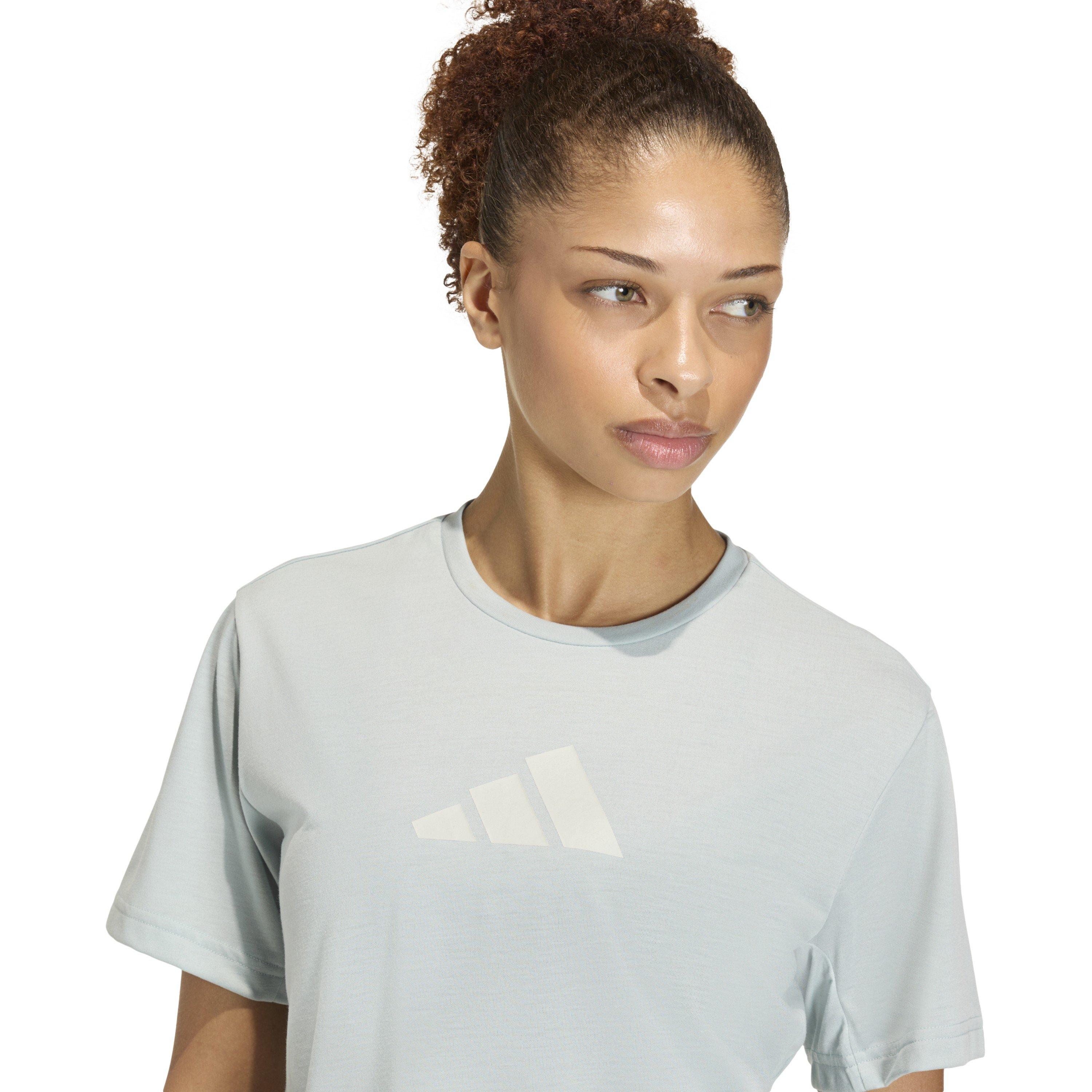 Wonder Sage - adidas - Women's Short Sleeve Performance Gym Top - 4