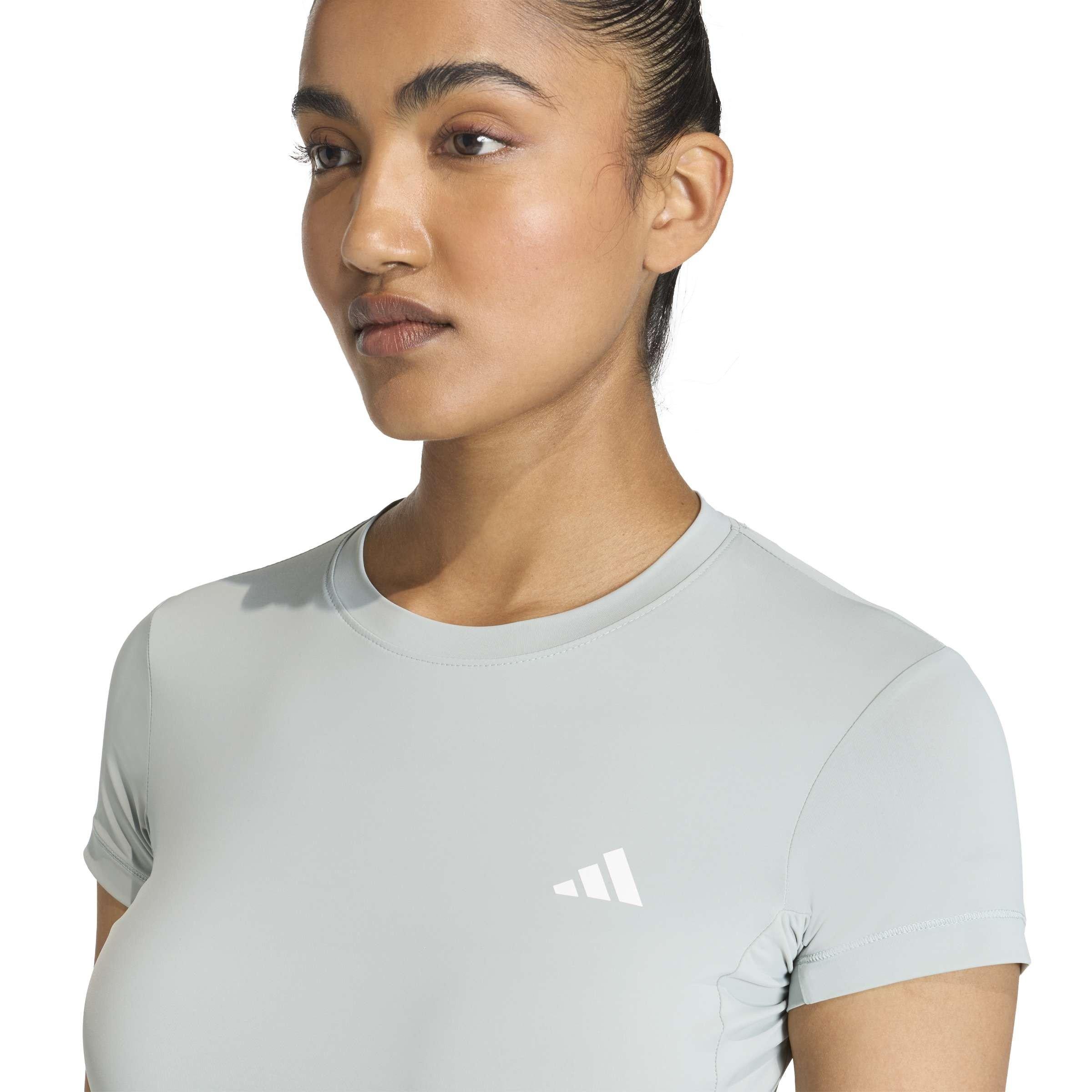 Black - adidas - Women's Short-Sleeve Performance Training T-Shirt - 4