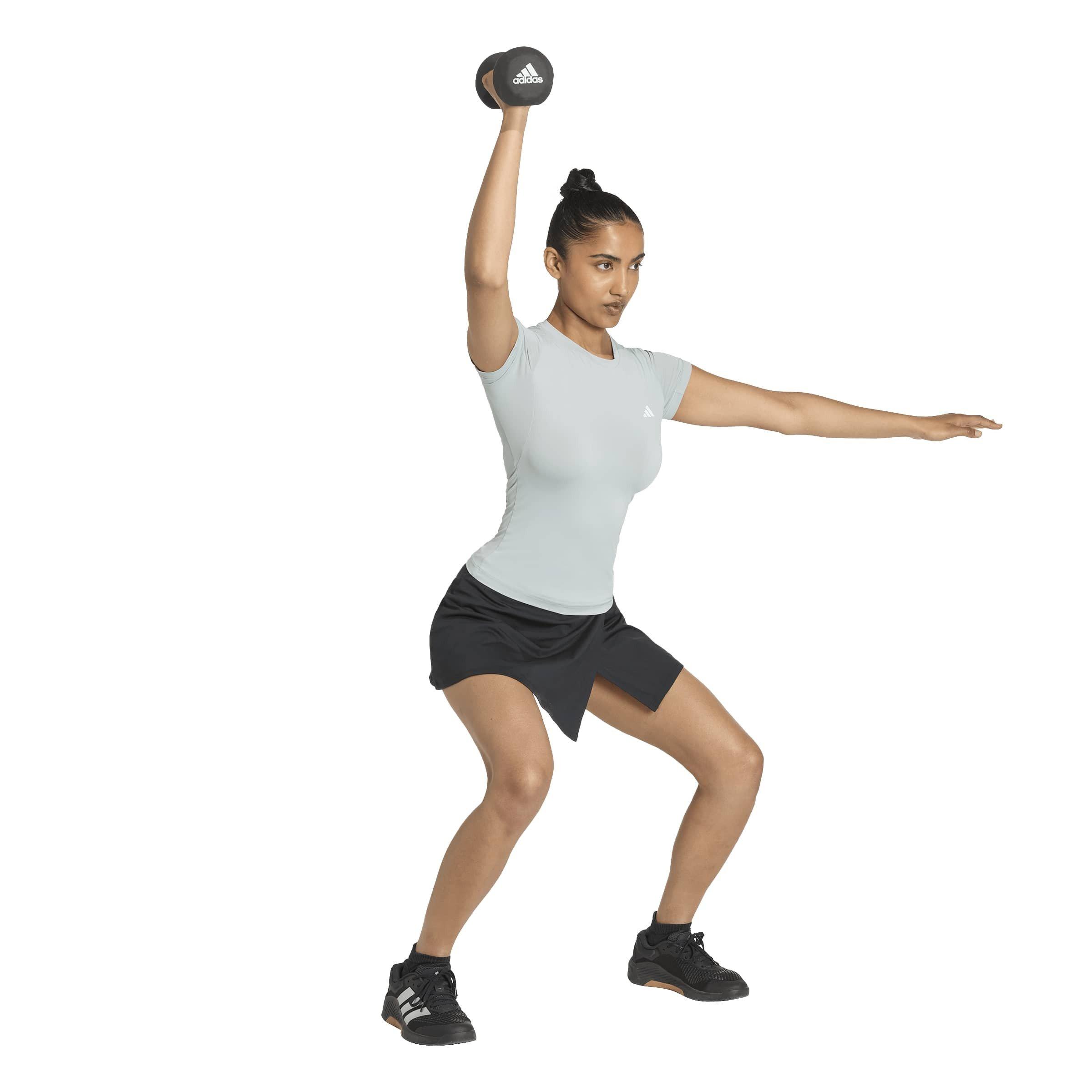 Black - adidas - Women's Short-Sleeve Performance Training T-Shirt - 6