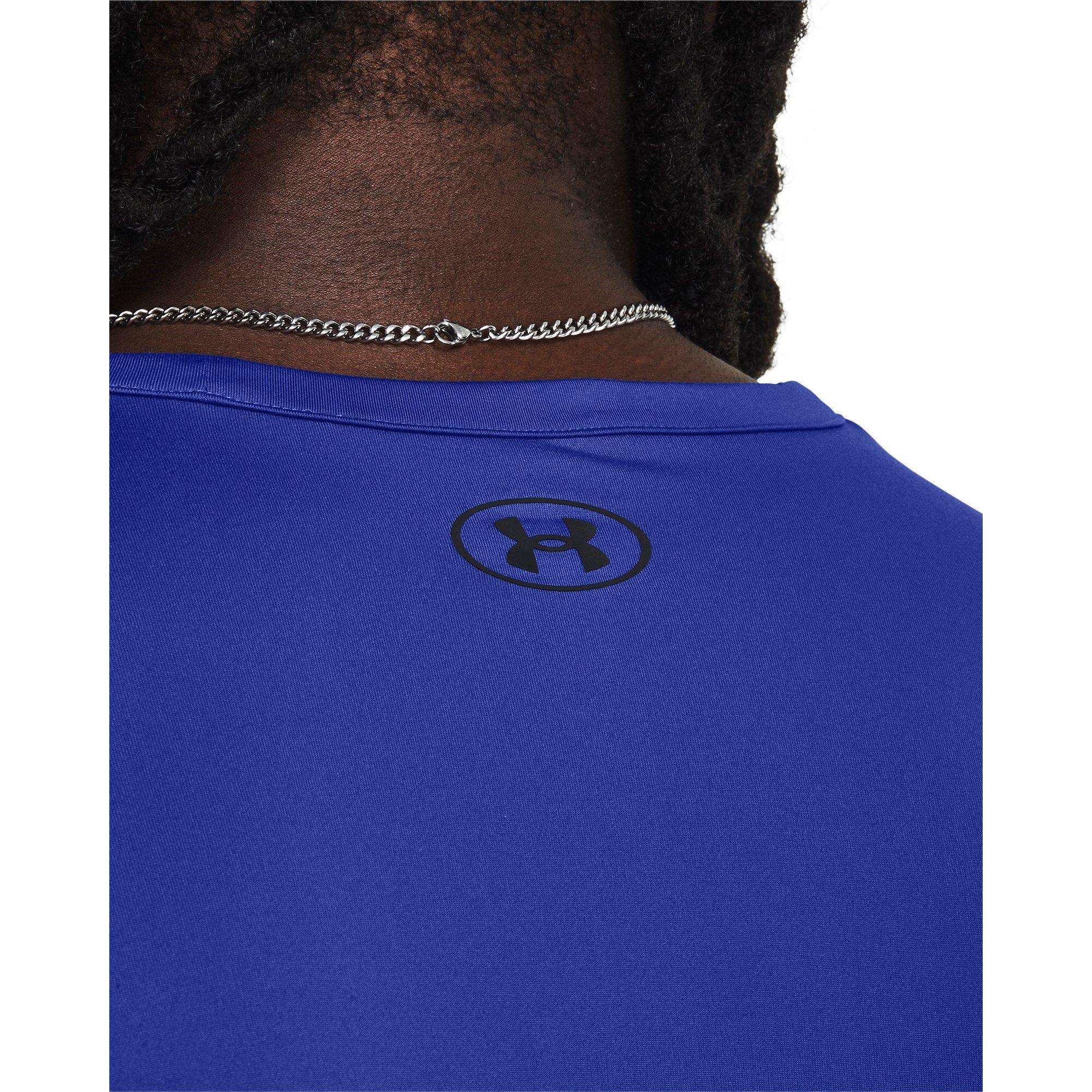 Team Royal/Blk - Under Armour - Motion Short-Sleeve Performance Gym Top - 4