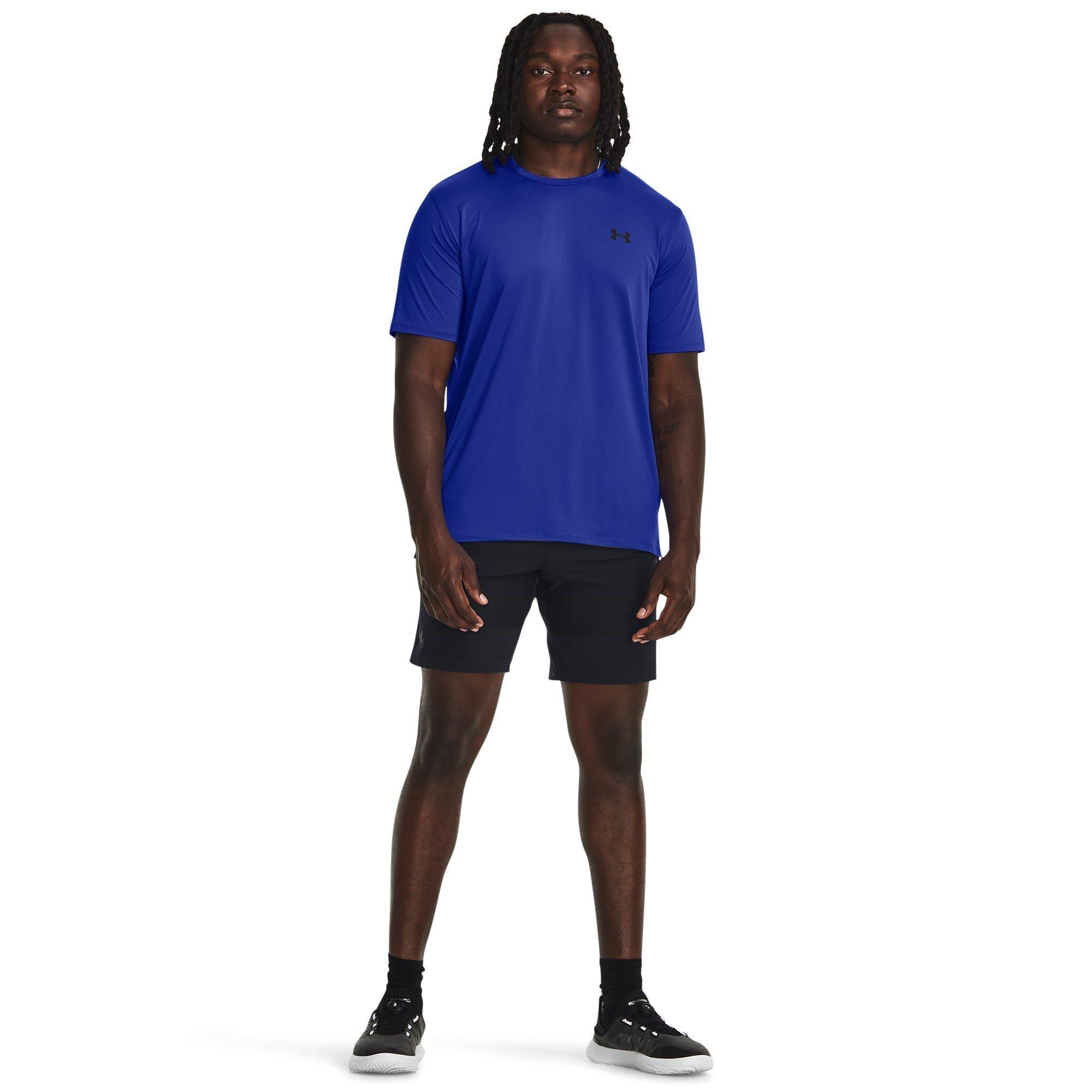 Team Royal/Blk - Under Armour - Motion Short-Sleeve Performance Gym Top - 5