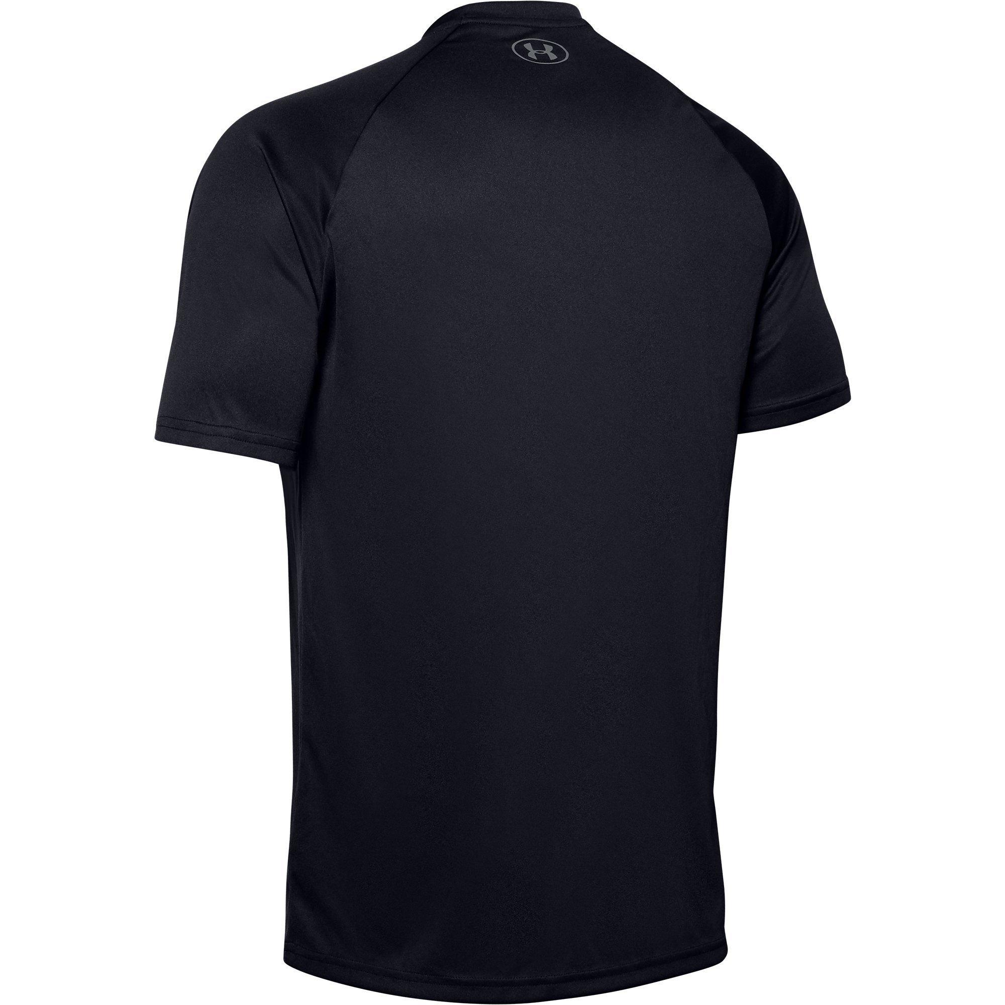 Black/Pitch Gry - Under Armour - Armour Velocity 2.0 Short Sleeve Tee - 2