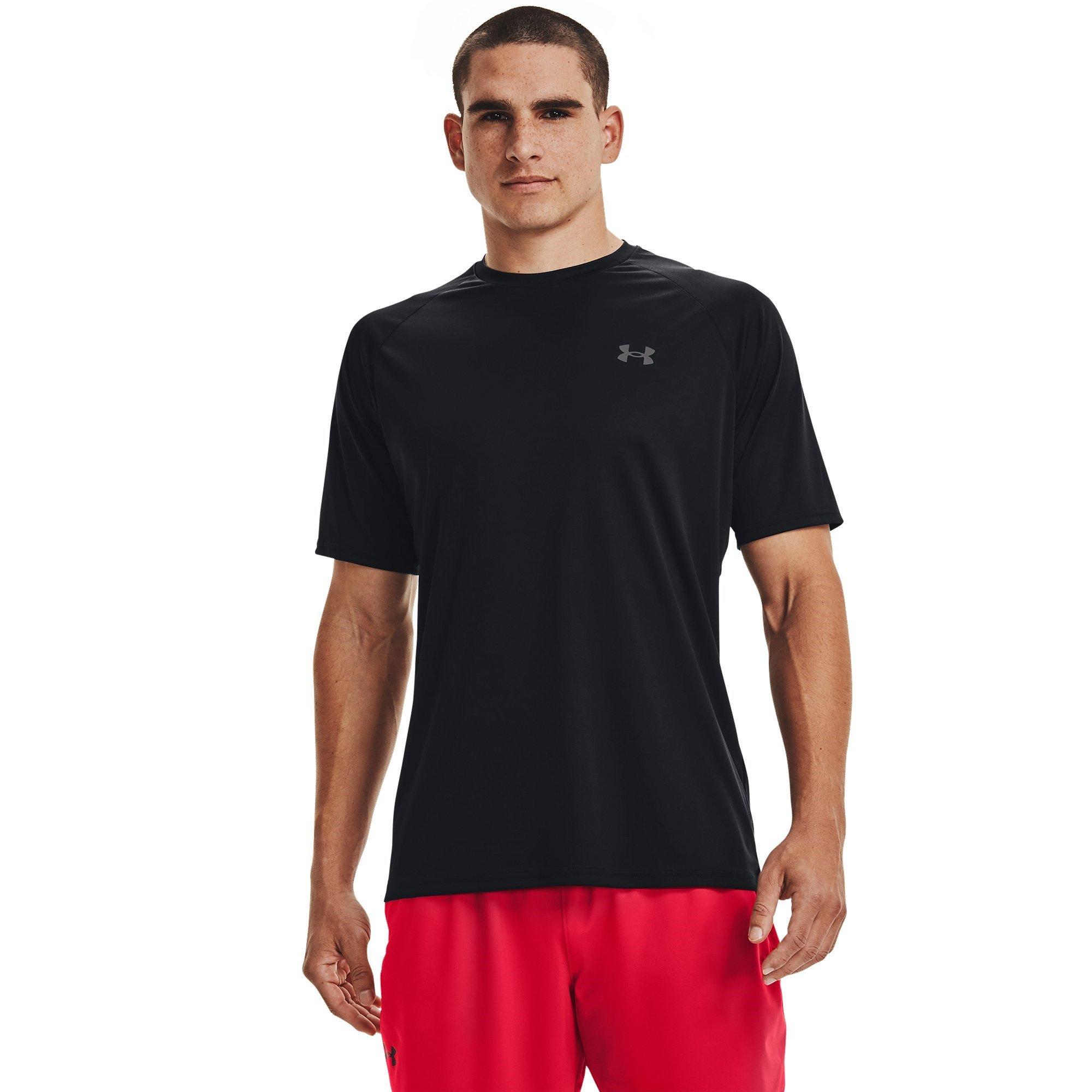 Black/Pitch Gry - Under Armour - Armour Velocity 2.0 Short Sleeve Tee - 3