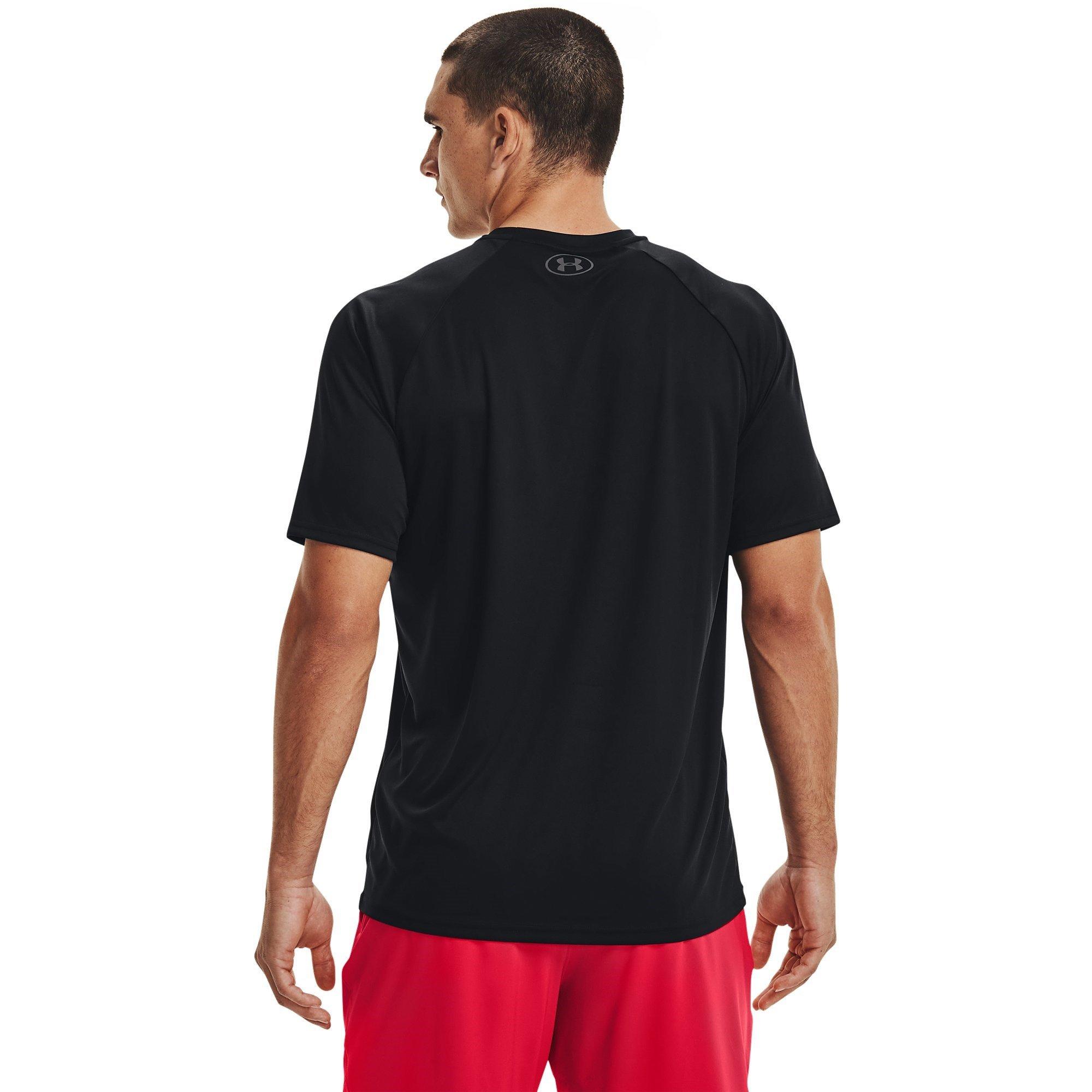Black/Pitch Gry - Under Armour - Armour Velocity 2.0 Short Sleeve Tee - 4