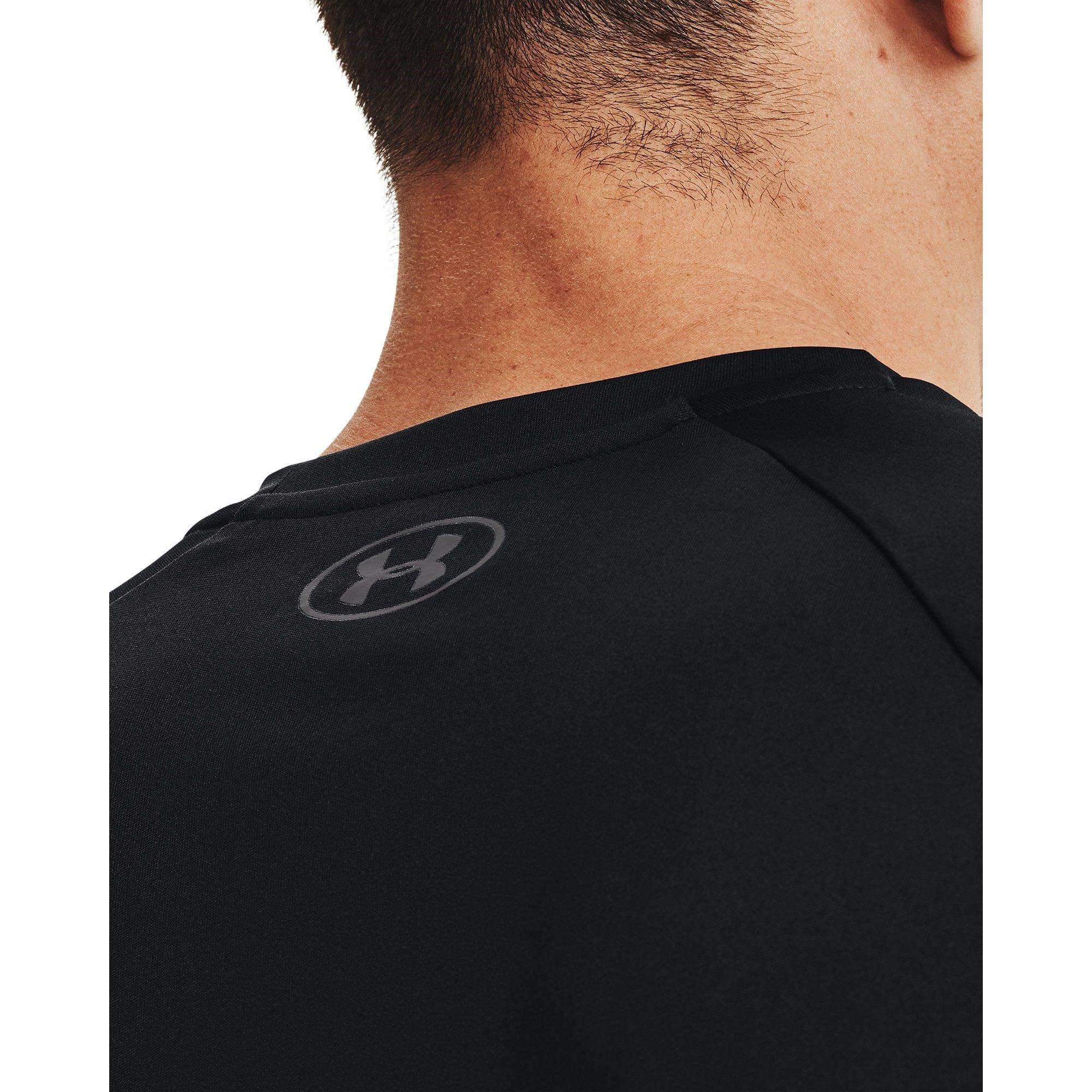 Black/Pitch Gry - Under Armour - Armour Velocity 2.0 Short Sleeve Tee - 5