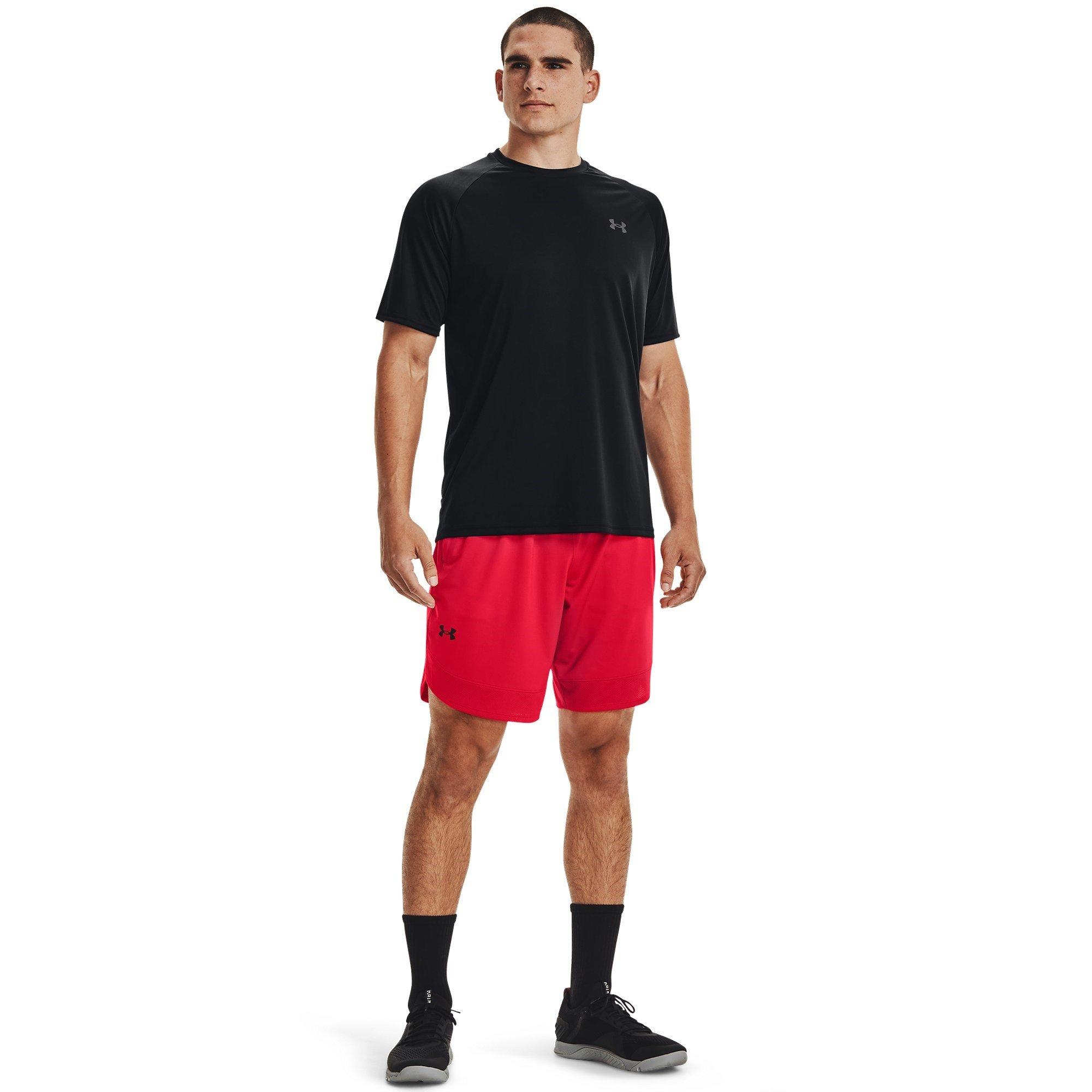 Black/Pitch Gry - Under Armour - Armour Velocity 2.0 Short Sleeve Tee - 6
