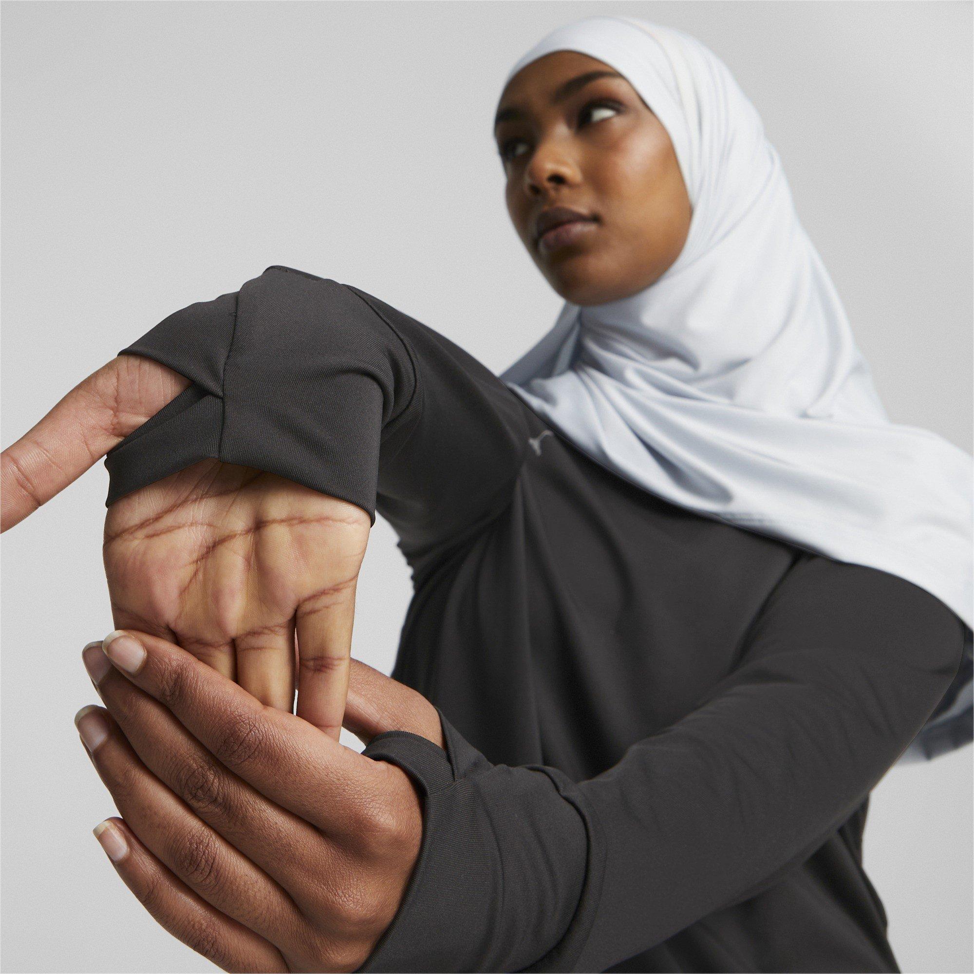 Puma Black - Puma - PUMA Modest Active Womens Long Sleeve Performance T Shirt - 3