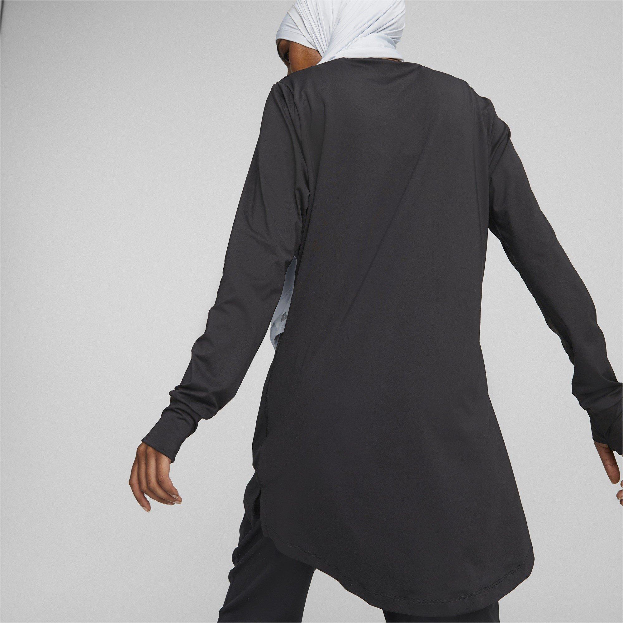 Puma Black - Puma - PUMA Modest Active Womens Long Sleeve Performance T Shirt - 6