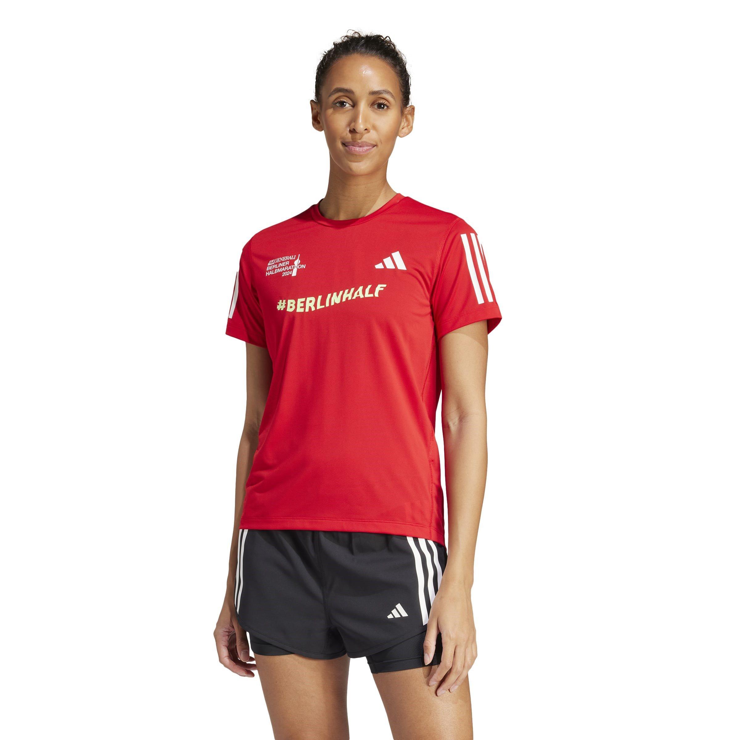 Vermelho - adidas - Ber Half Short-Sleeve Performance Gym Top - 2
