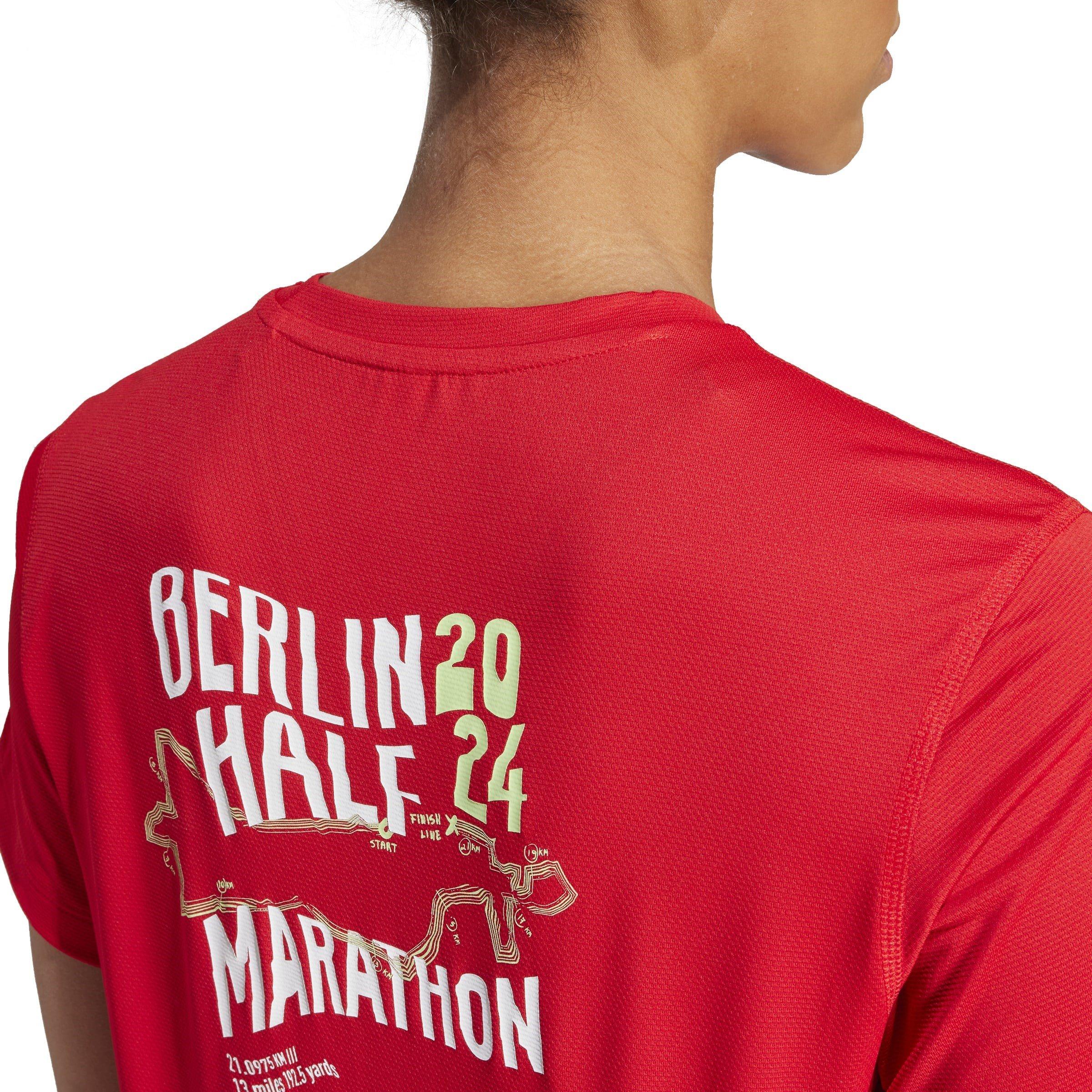 Vermelho - adidas - Ber Half Short-Sleeve Performance Gym Top - 6