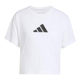 adidas Train Essentials Big Logo Performance Training T Shirt Womens