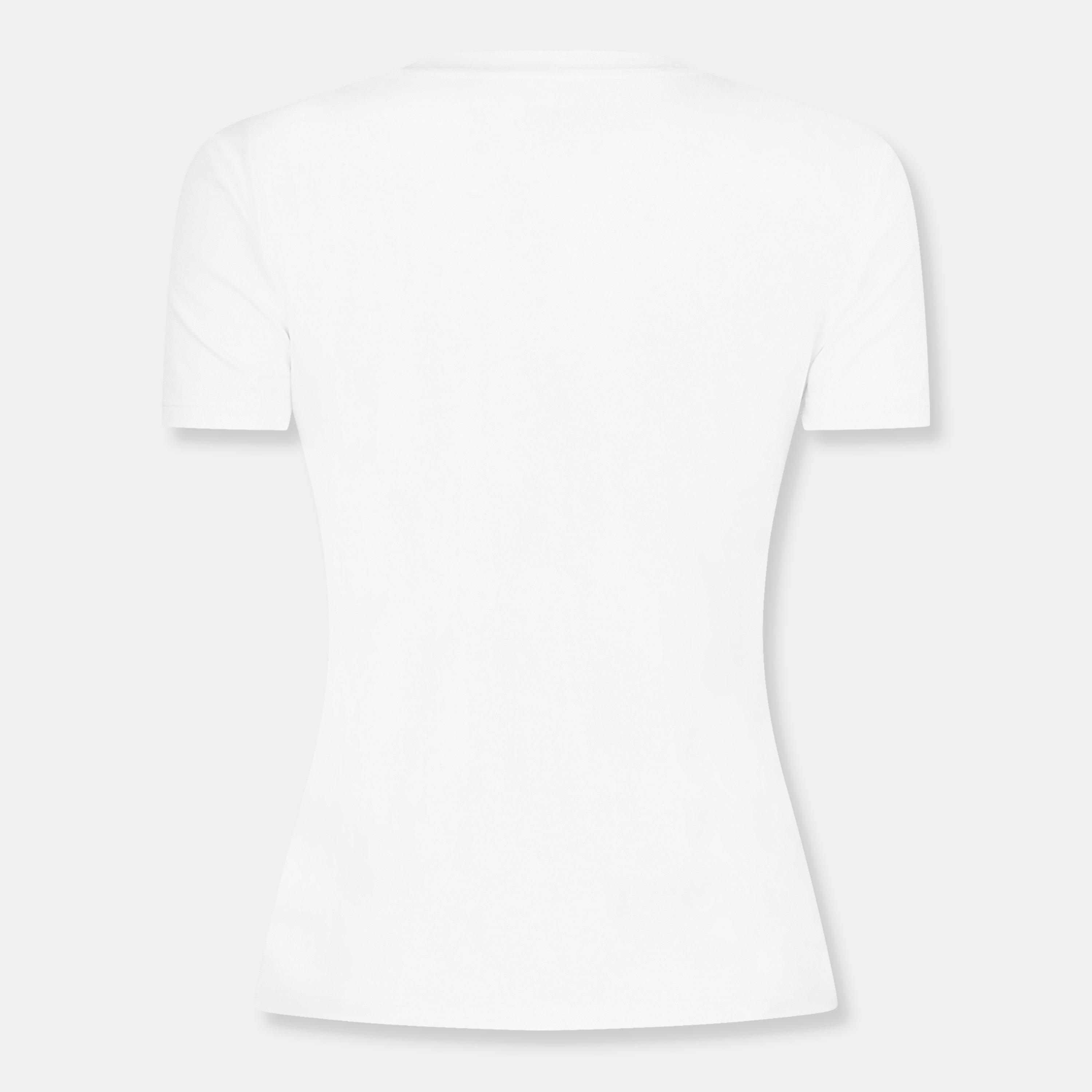 White - USA Pro - Pro Essential Tee Womens - 2