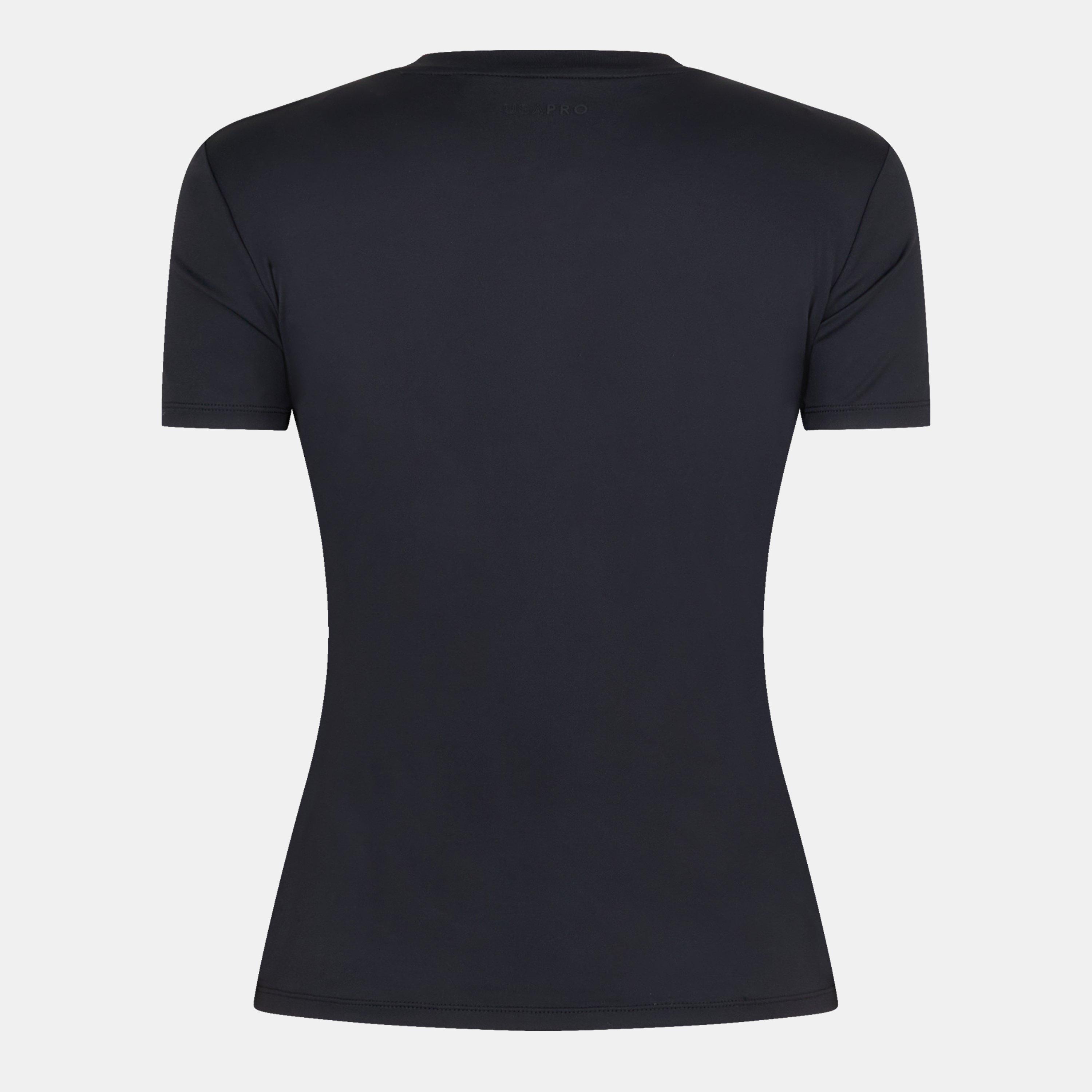 Black - USA Pro - Essential Tee Womens - 2