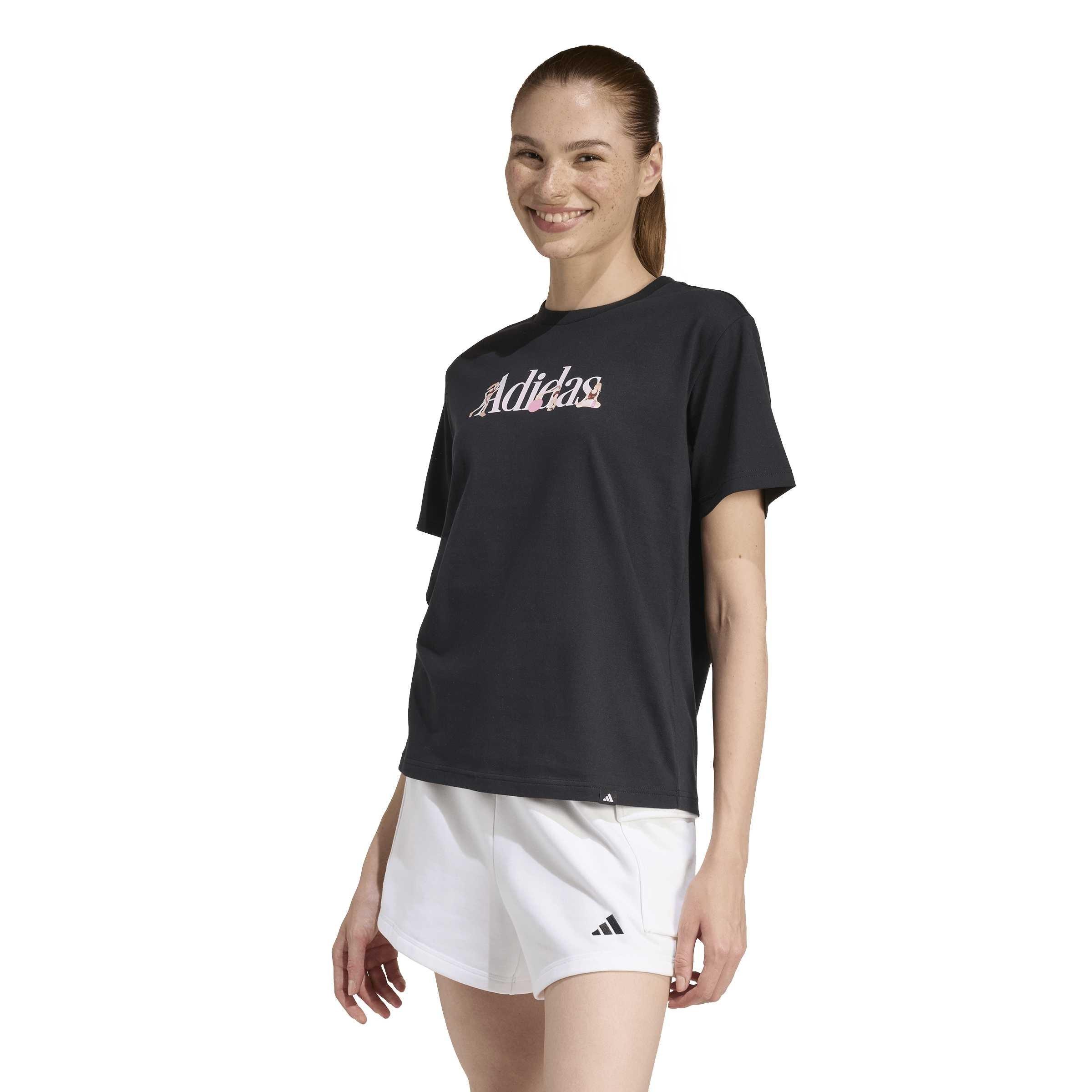 Black - adidas - Women's Soft Sport Short Sleeve T-Shirt - 2